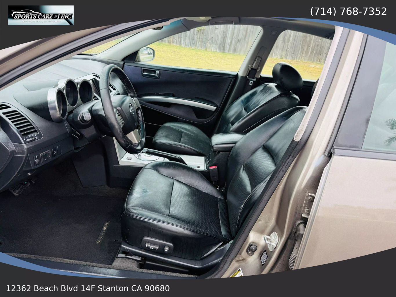 2006 NISSAN MAXIMA SEDAN V6, 3.5 LITER SE SEDAN 4D