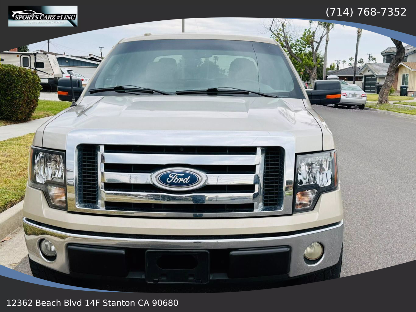 2010 FORD F150 SUPERCREW CAB PICKUP V8, FLEX FUEL, 5.4 LITER XLT PICKUP 4D 6 1/2 FT