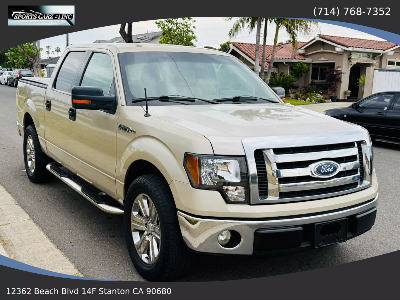2010 FORD F150 SUPERCREW CAB PICKUP V8, FLEX FUEL, 5.4 LITER XLT PICKUP 4D 6 1/2 FT