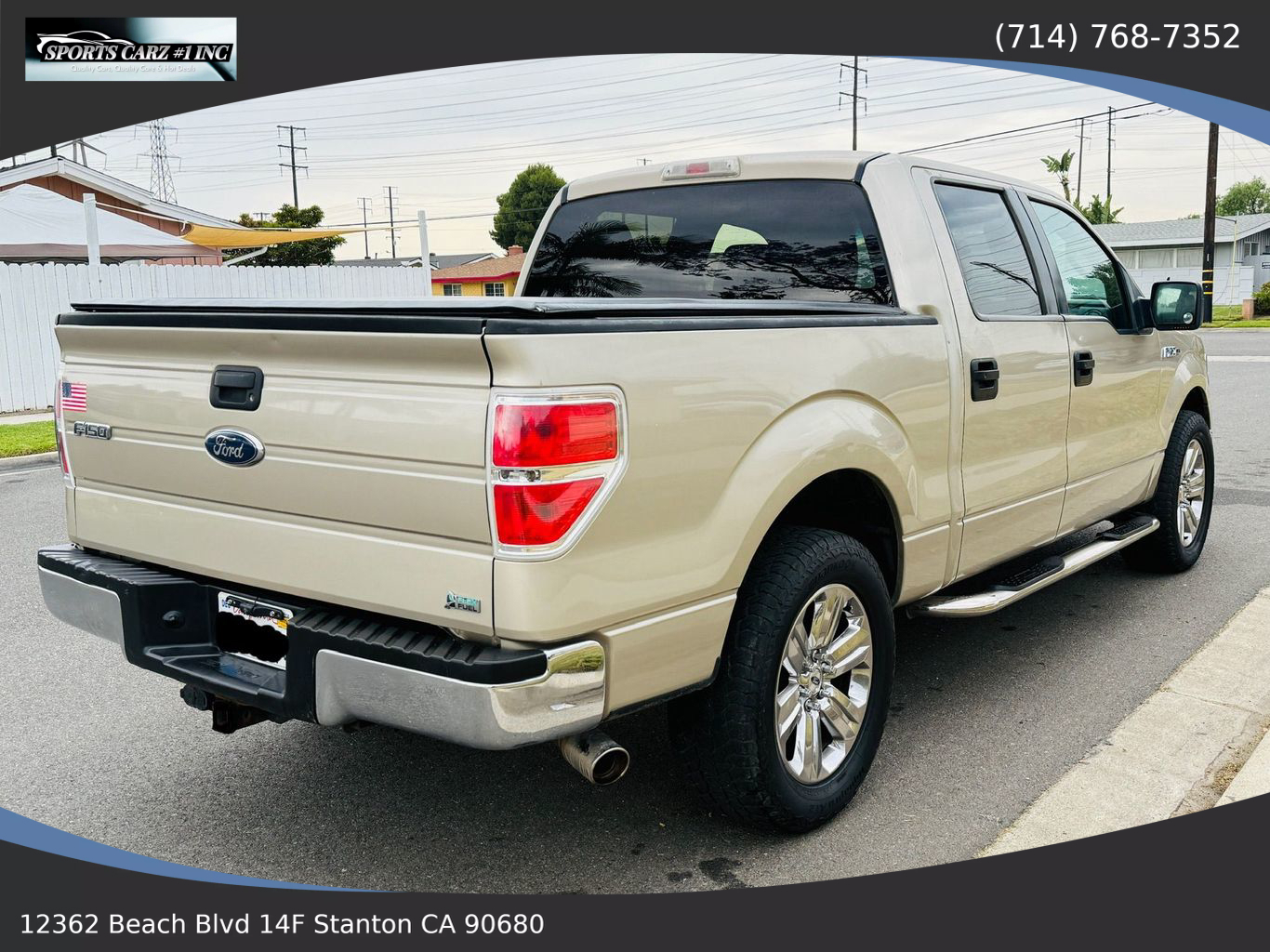 2010 FORD F150 SUPERCREW CAB PICKUP V8, FLEX FUEL, 5.4 LITER XLT PICKUP 4D 6 1/2 FT
