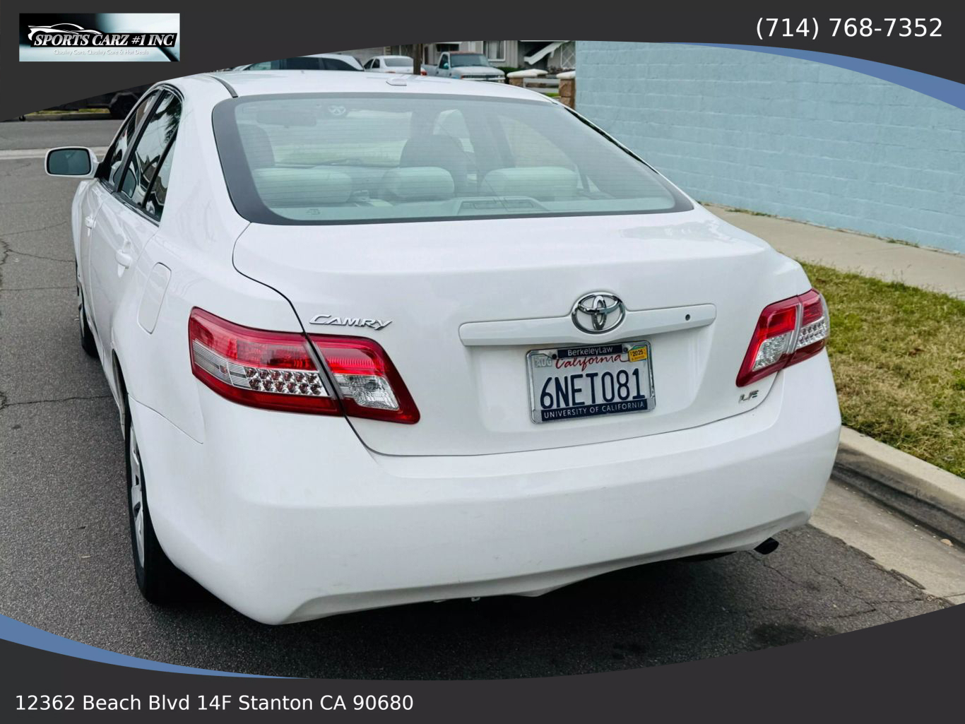 2011 TOYOTA CAMRY SEDAN 4-CYL, 2.5 LITER LE SEDAN 4D