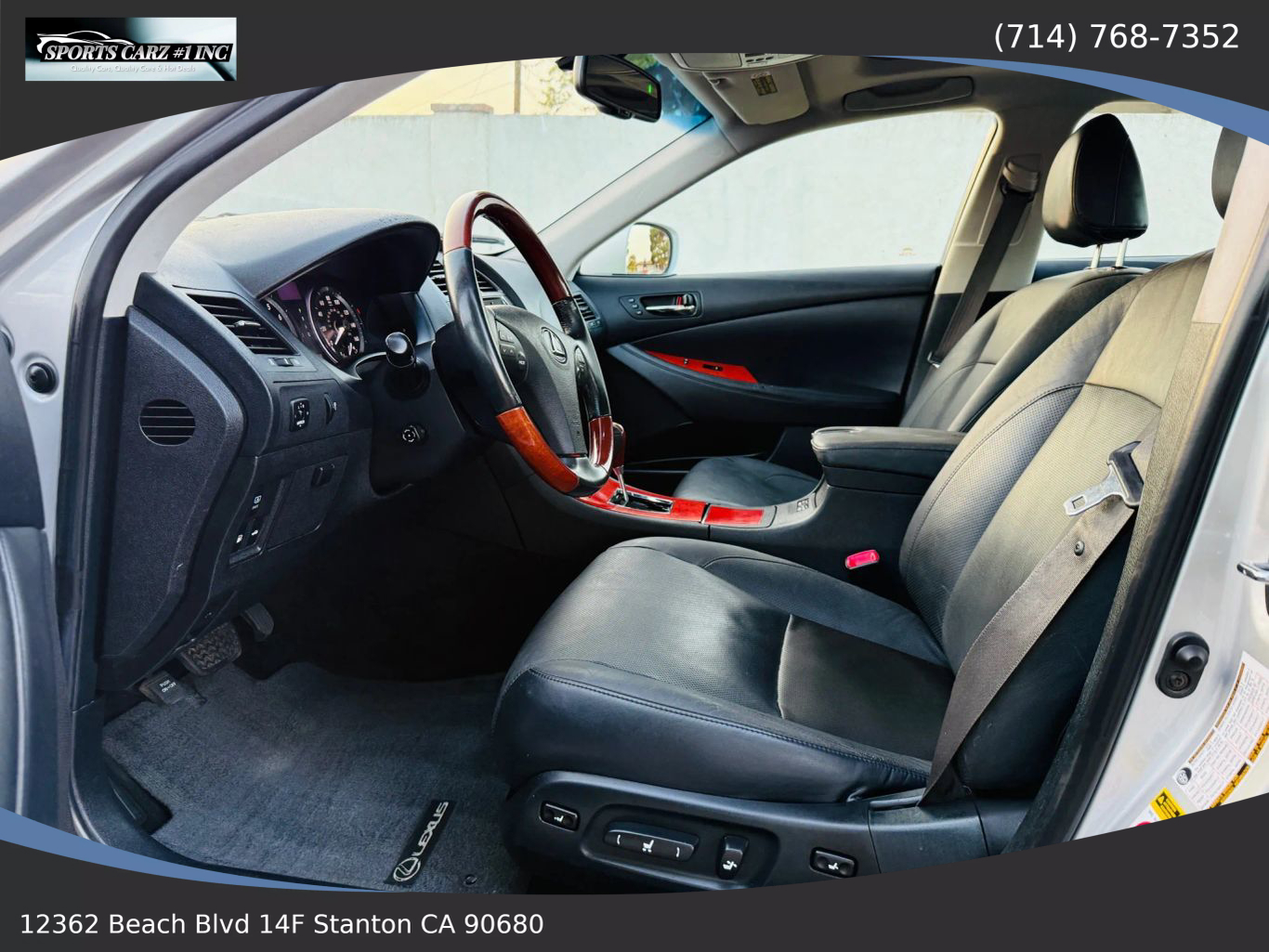 2007 LEXUS ES SEDAN V6, 3.5 LITER ES 350 SEDAN 4D