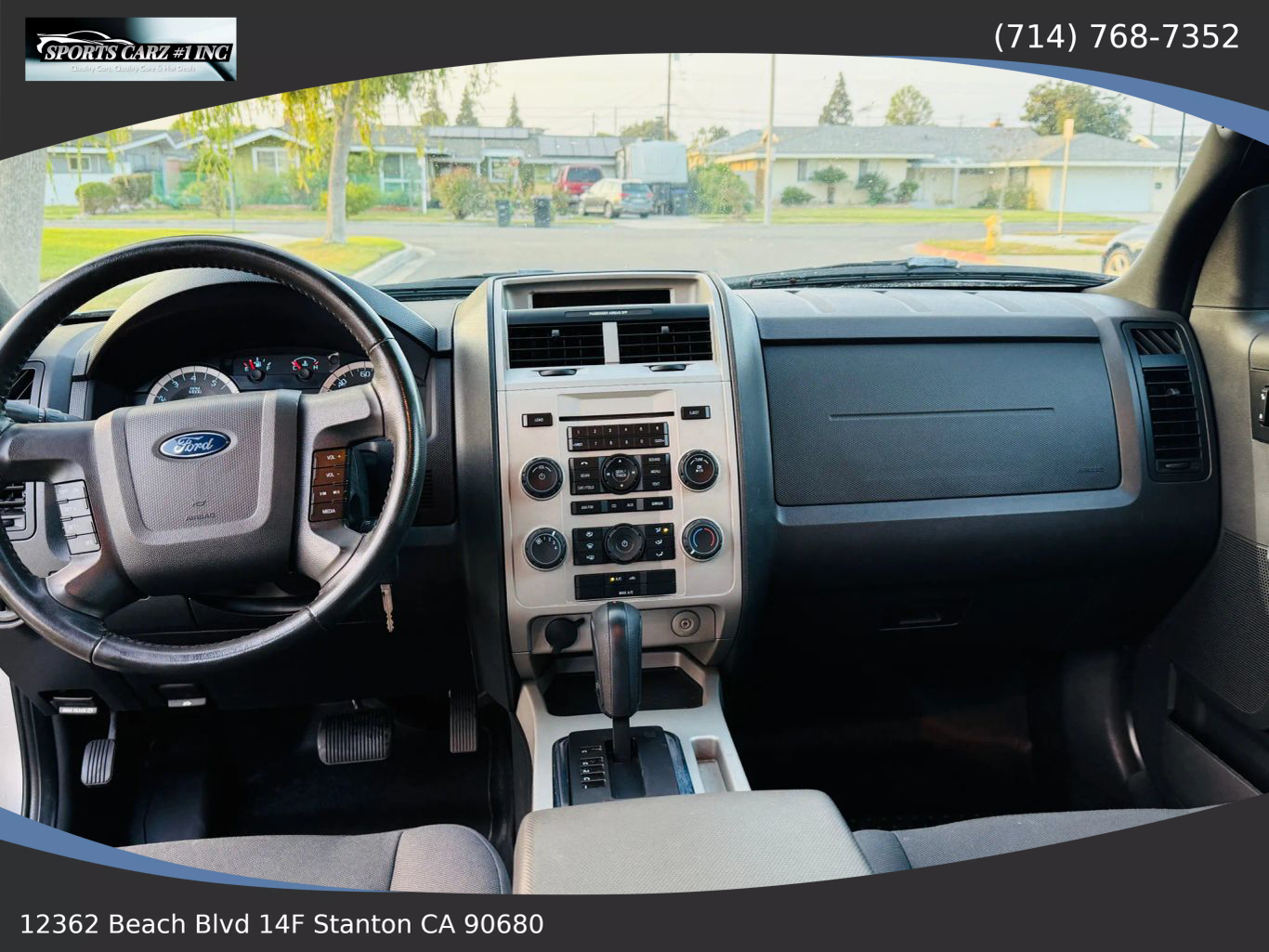 2012 FORD ESCAPE SUV V6, FLEX FUEL, 3.0 LITER XLT SPORT UTILITY 4D