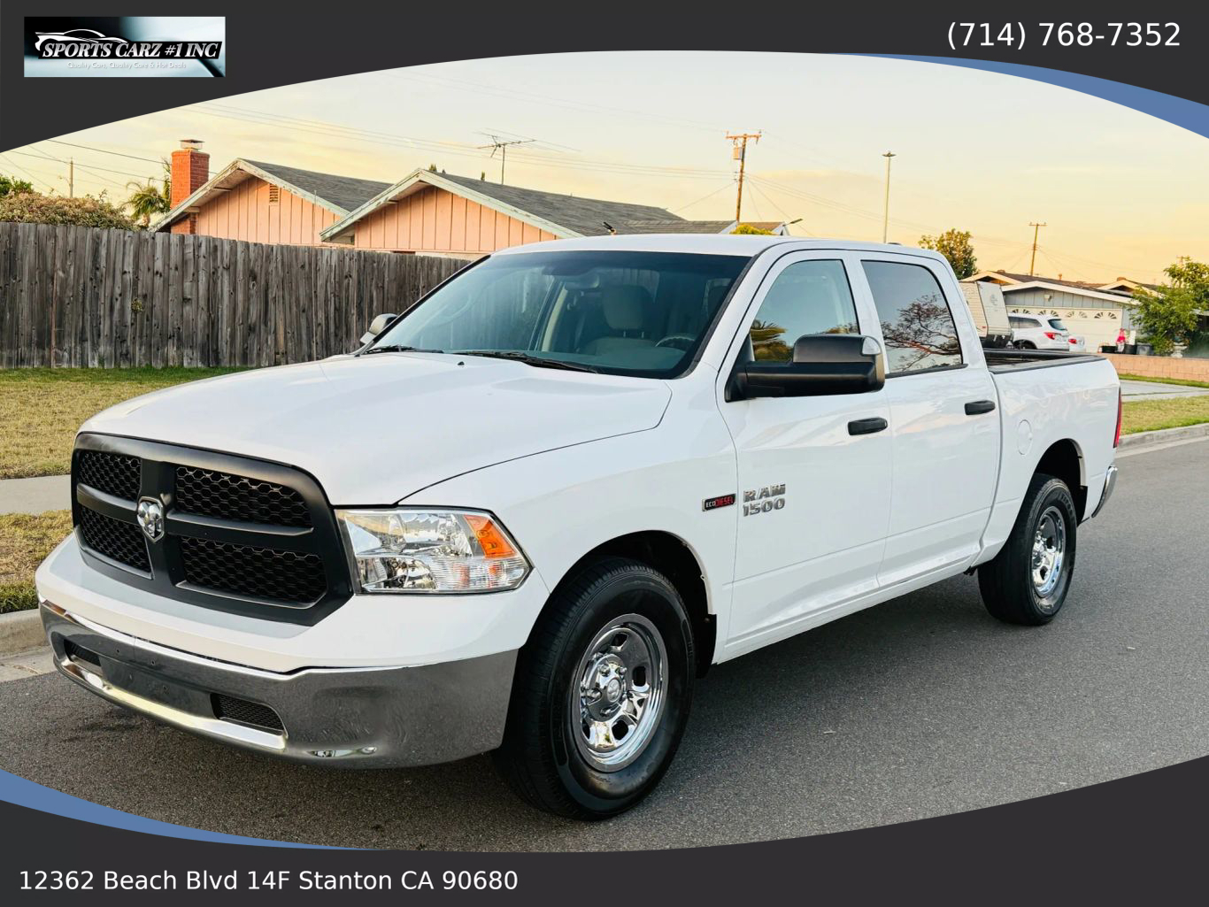 2015 RAM 1500 CREW CAB PICKUP V6 TURBO ECODIESEL 3.0 TRADESMAN PICKUP 4D 5 1/2 FT