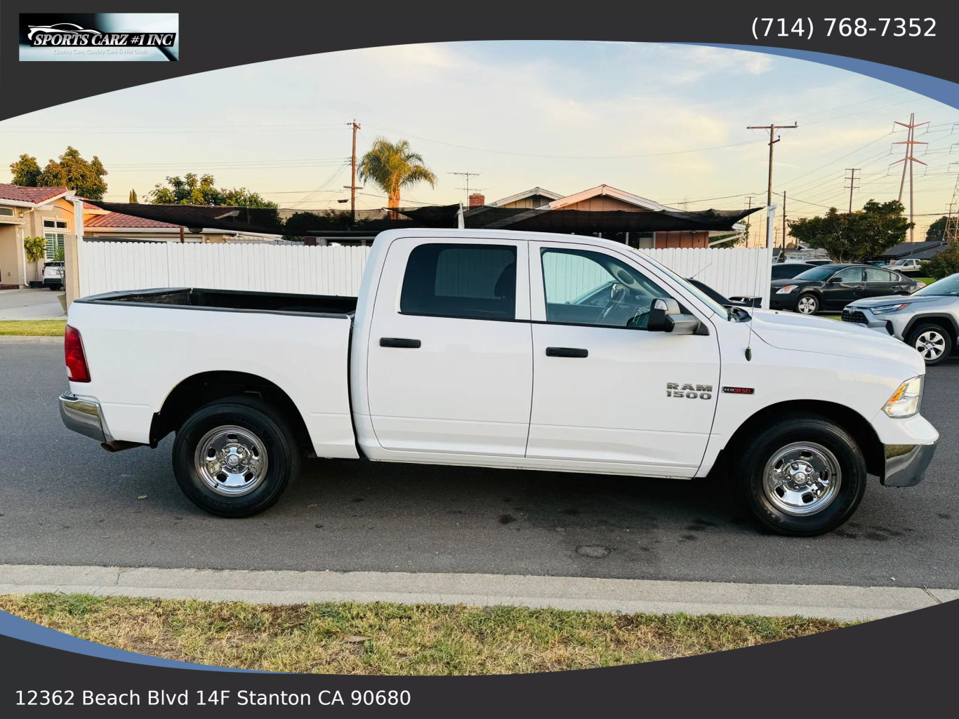 2015 RAM 1500 CREW CAB PICKUP V6 TURBO ECODIESEL 3.0 TRADESMAN PICKUP 4D 5 1/2 FT