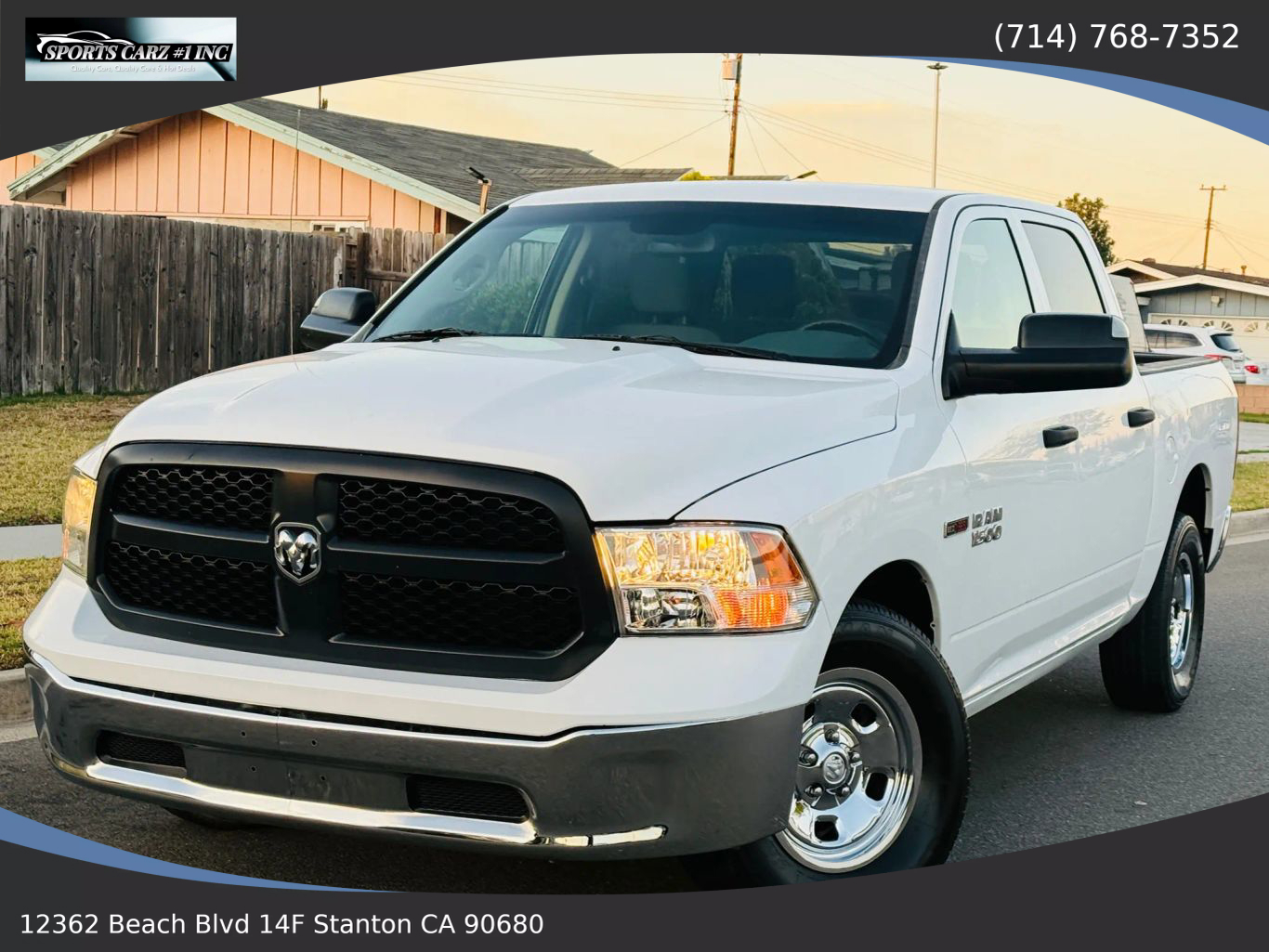 2015 RAM 1500 CREW CAB PICKUP V6 TURBO ECODIESEL 3.0 TRADESMAN PICKUP 4D 5 1/2 FT