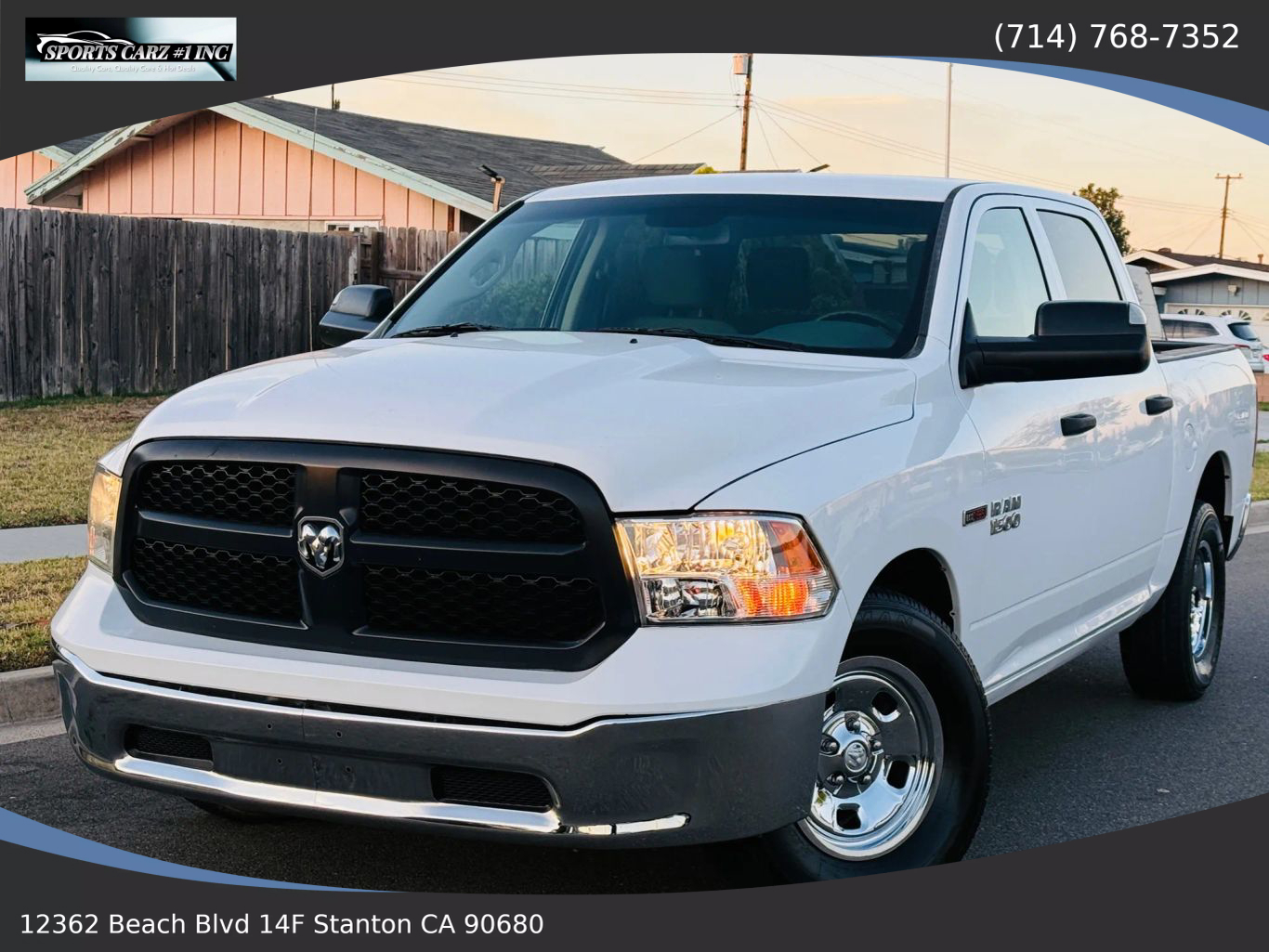 2015 RAM 1500 CREW CAB PICKUP V6 TURBO ECODIESEL 3.0 TRADESMAN PICKUP 4D 5 1/2 FT