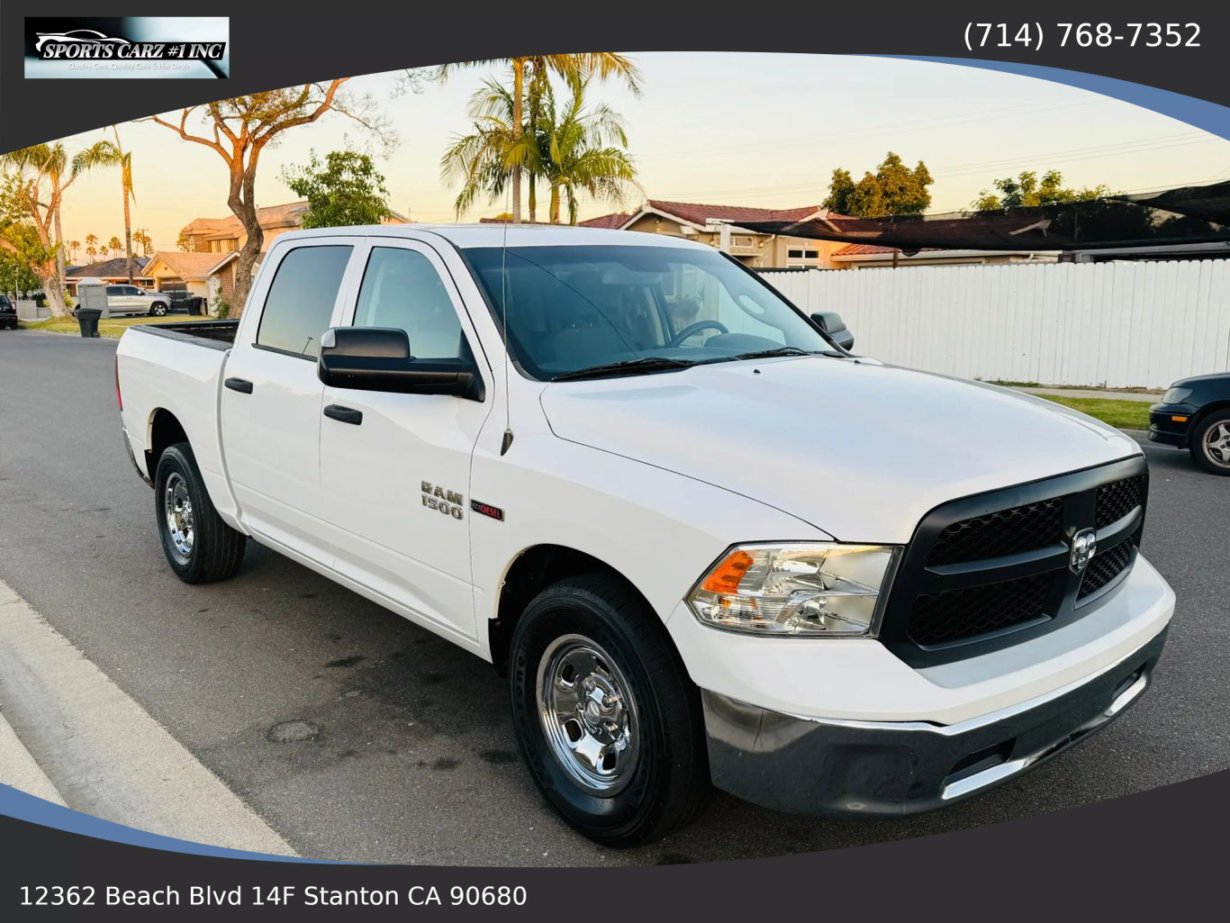 2015 RAM 1500 CREW CAB PICKUP V6 TURBO ECODIESEL 3.0 TRADESMAN PICKUP 4D 5 1/2 FT