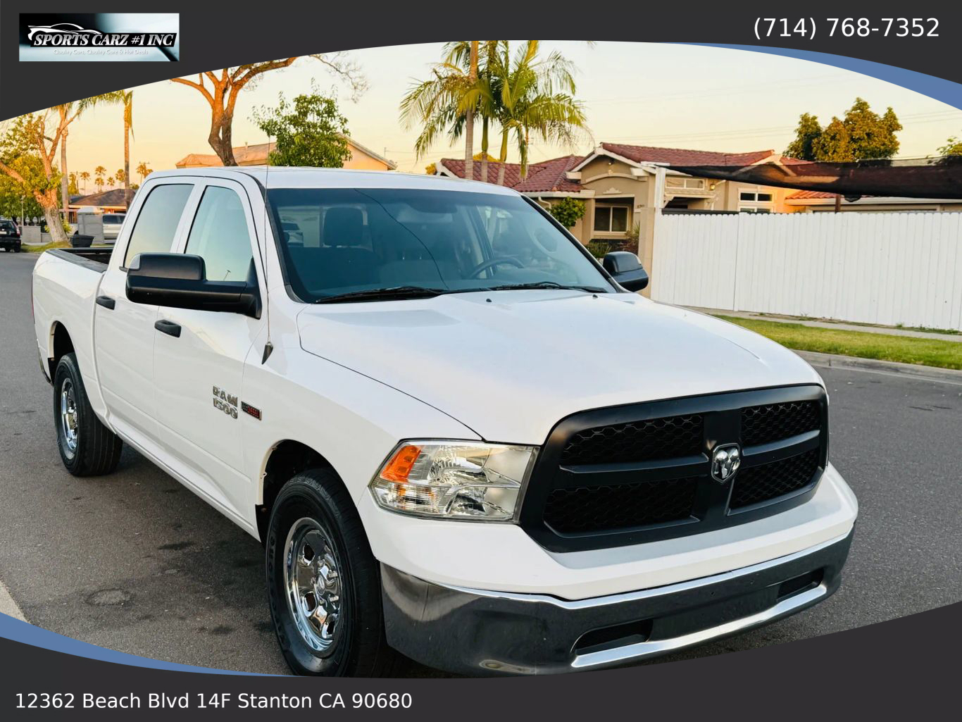 2015 RAM 1500 CREW CAB PICKUP V6 TURBO ECODIESEL 3.0 TRADESMAN PICKUP 4D 5 1/2 FT