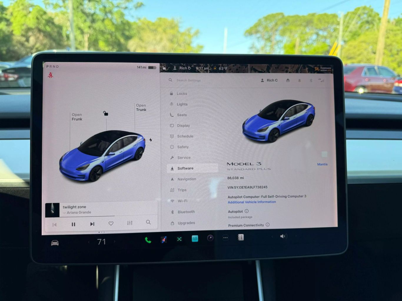 2020 TESLA MODEL 3 SEDAN AC ELECTRIC MOTOR STANDARD RANGE PLUS SEDAN 4D
