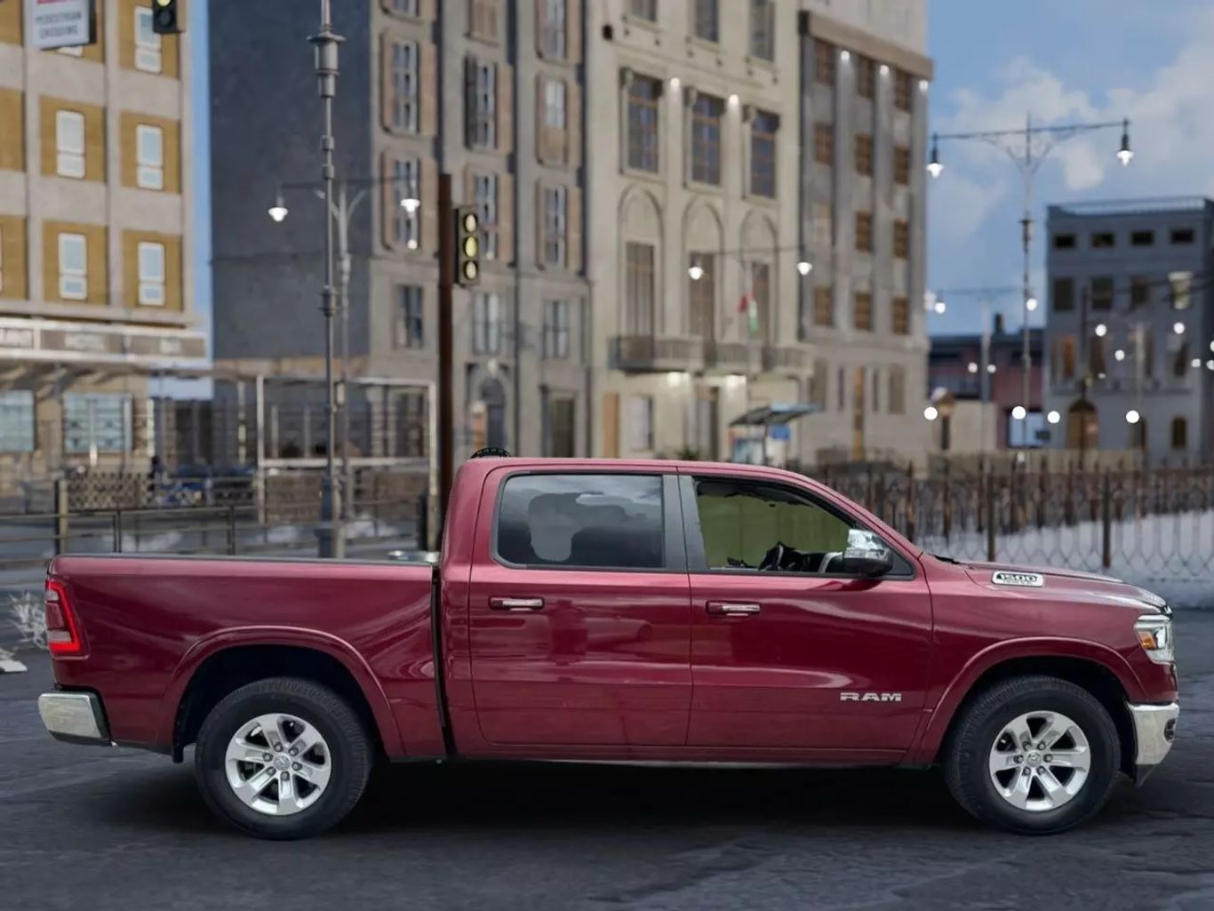 2019 RAM RAM 1500 PICKUP V8 5.7L GASOLINE CREW CAB LARAMIE 5.7L V8