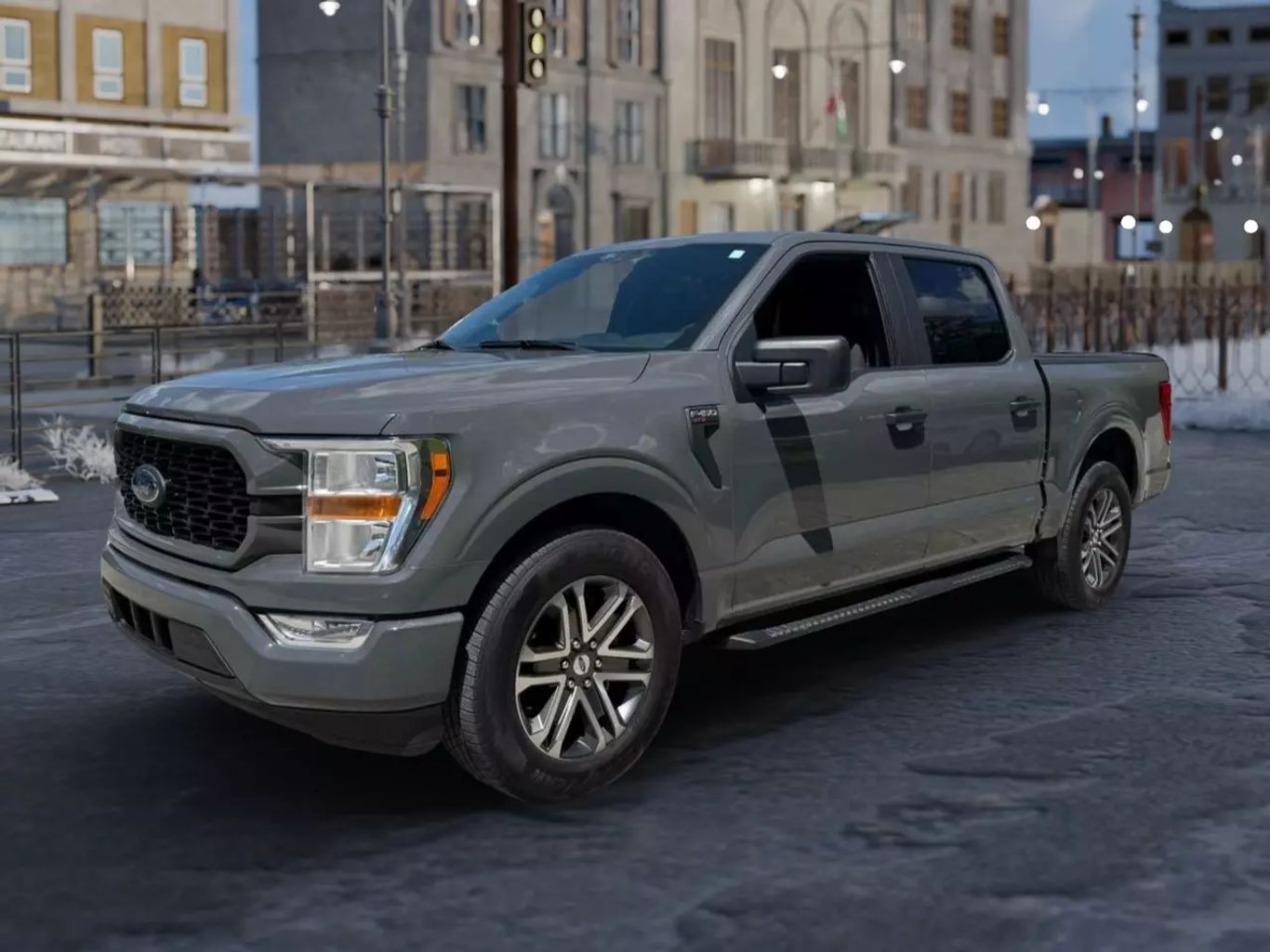 2021 FORD F-150 PICKUP 2.7L V6 ECOBOOST ENGINE CREW CAB XL ECOBOOST 2.7L V6 TURBO