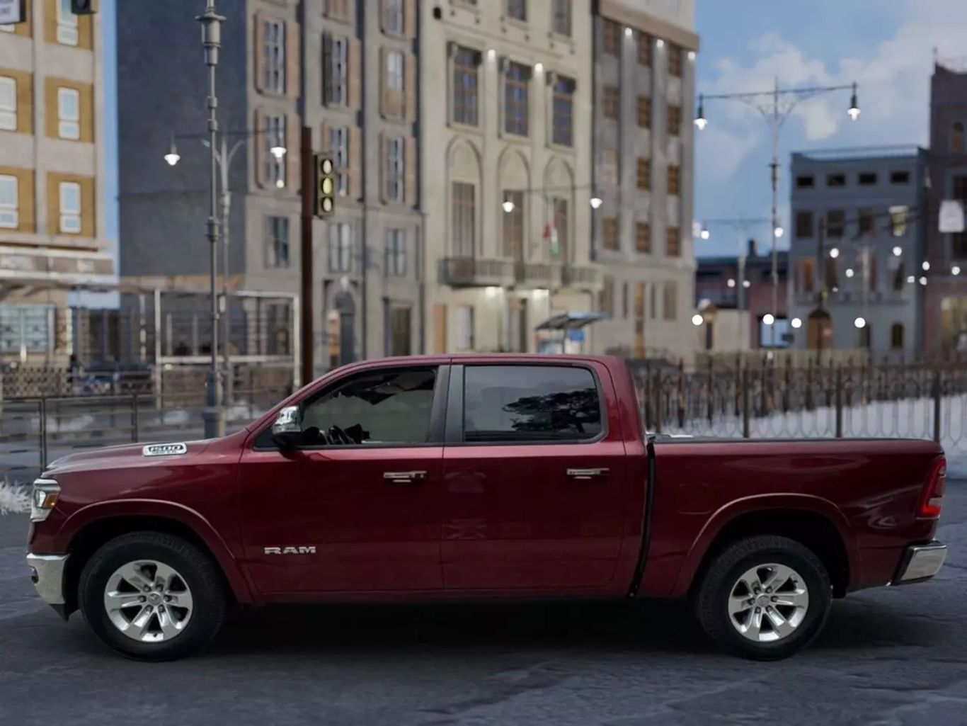 2019 RAM RAM 1500 PICKUP V8 5.7L GASOLINE CREW CAB LARAMIE 5.7L V8