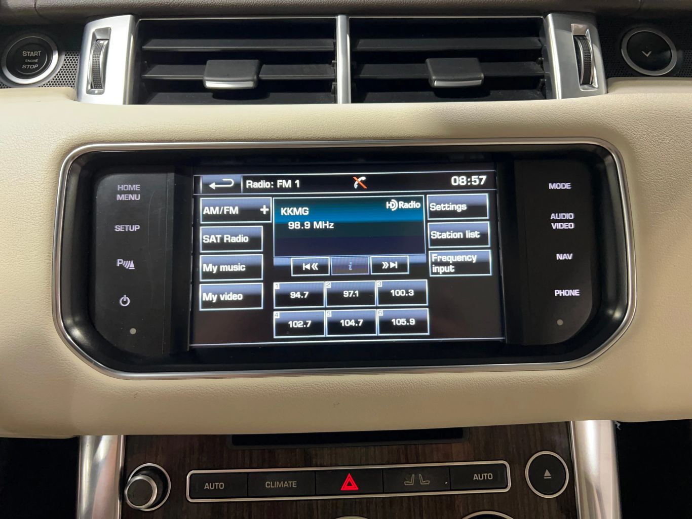 2015 LAND ROVER RANGE ROVER SPORT SUV V6, SUPERCHARGED, 3.0L HSE SPORT UTILITY 4D