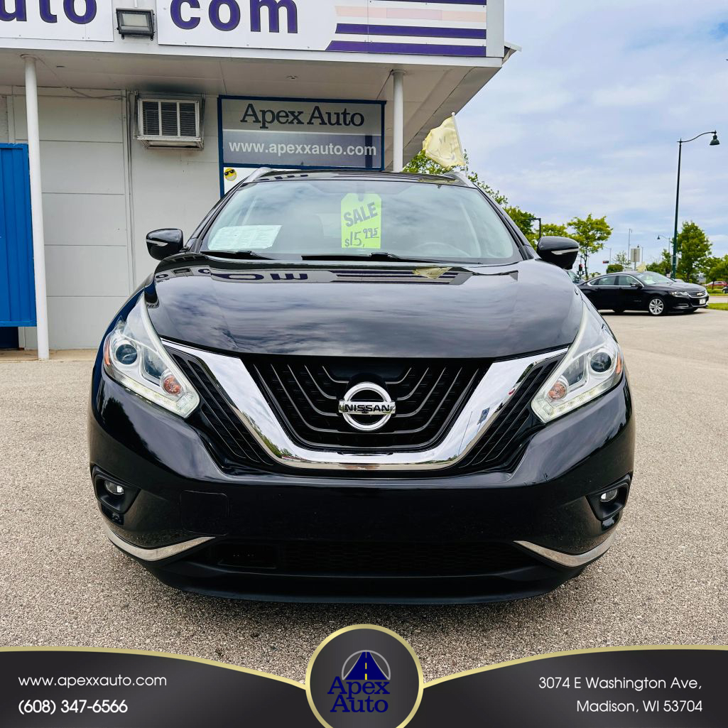 2015 NISSAN MURANO SUV V6, 3.5 LITER PLATINUM SPORT UTILITY 4D