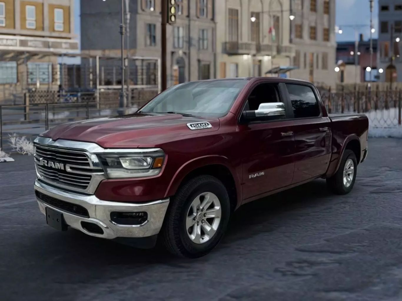 2019 RAM RAM 1500 PICKUP V8 5.7L GASOLINE CREW CAB LARAMIE 5.7L V8