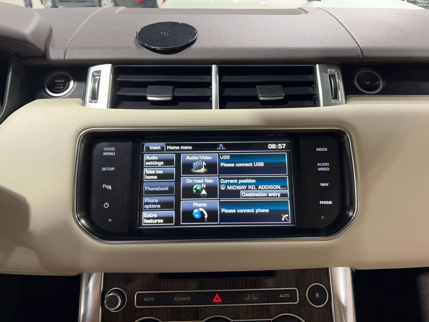2015 LAND ROVER RANGE ROVER SPORT SUV V6, SUPERCHARGED, 3.0L HSE SPORT UTILITY 4D
