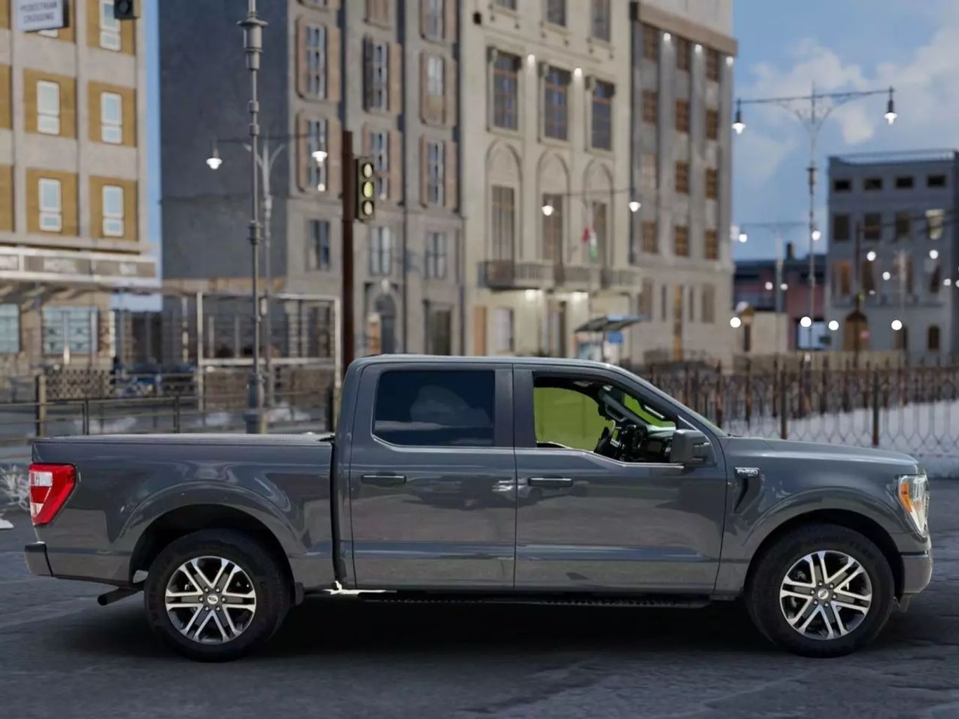 2021 FORD F-150 PICKUP 2.7L V6 ECOBOOST ENGINE CREW CAB XL ECOBOOST 2.7L V6 TURBO