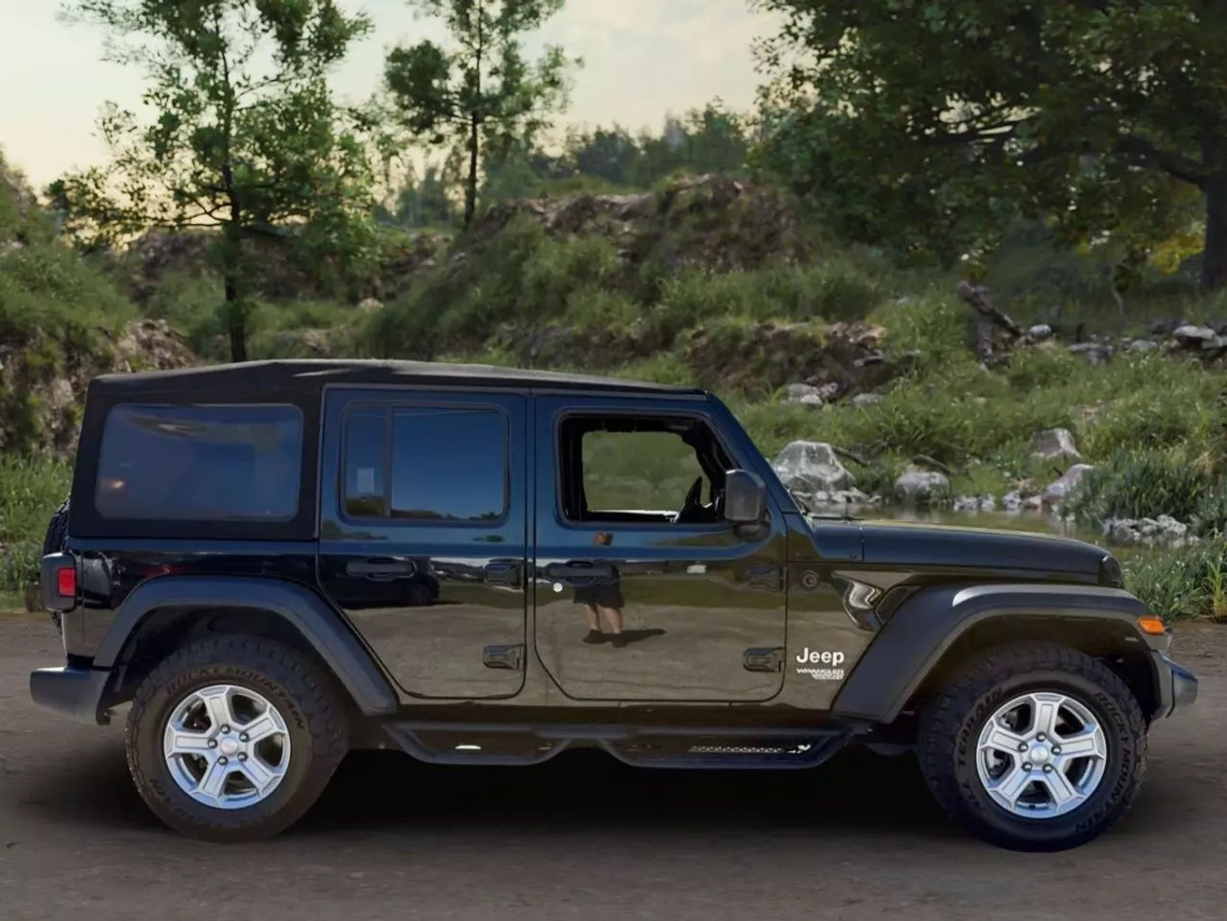 2021 JEEP WRANGLER UNLIMITED SUV V6, VVT, ETORQUE, 3.6 LITER SPORT S SPORT UTILITY 4D