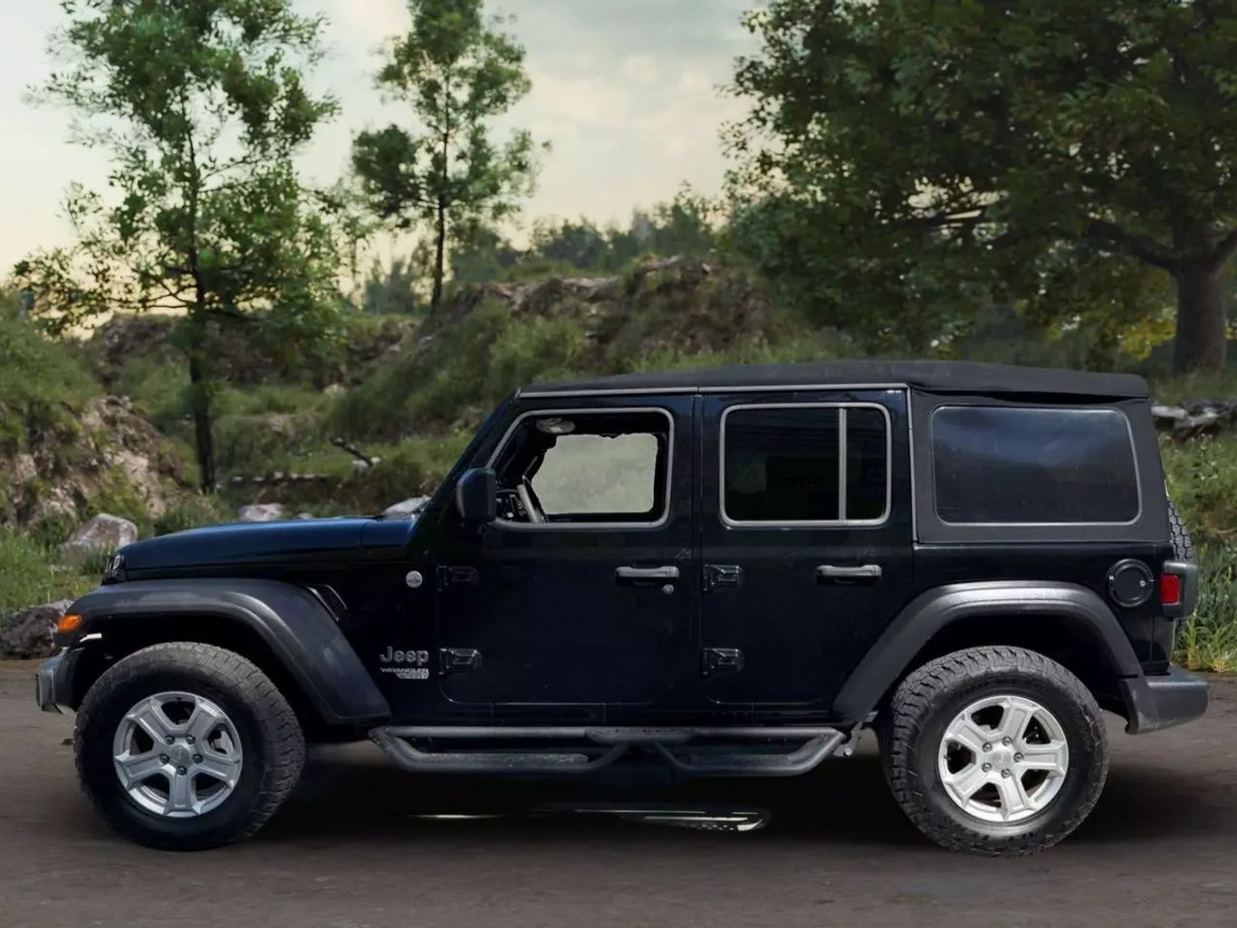 2021 JEEP WRANGLER UNLIMITED SUV V6, VVT, ETORQUE, 3.6 LITER SPORT S SPORT UTILITY 4D