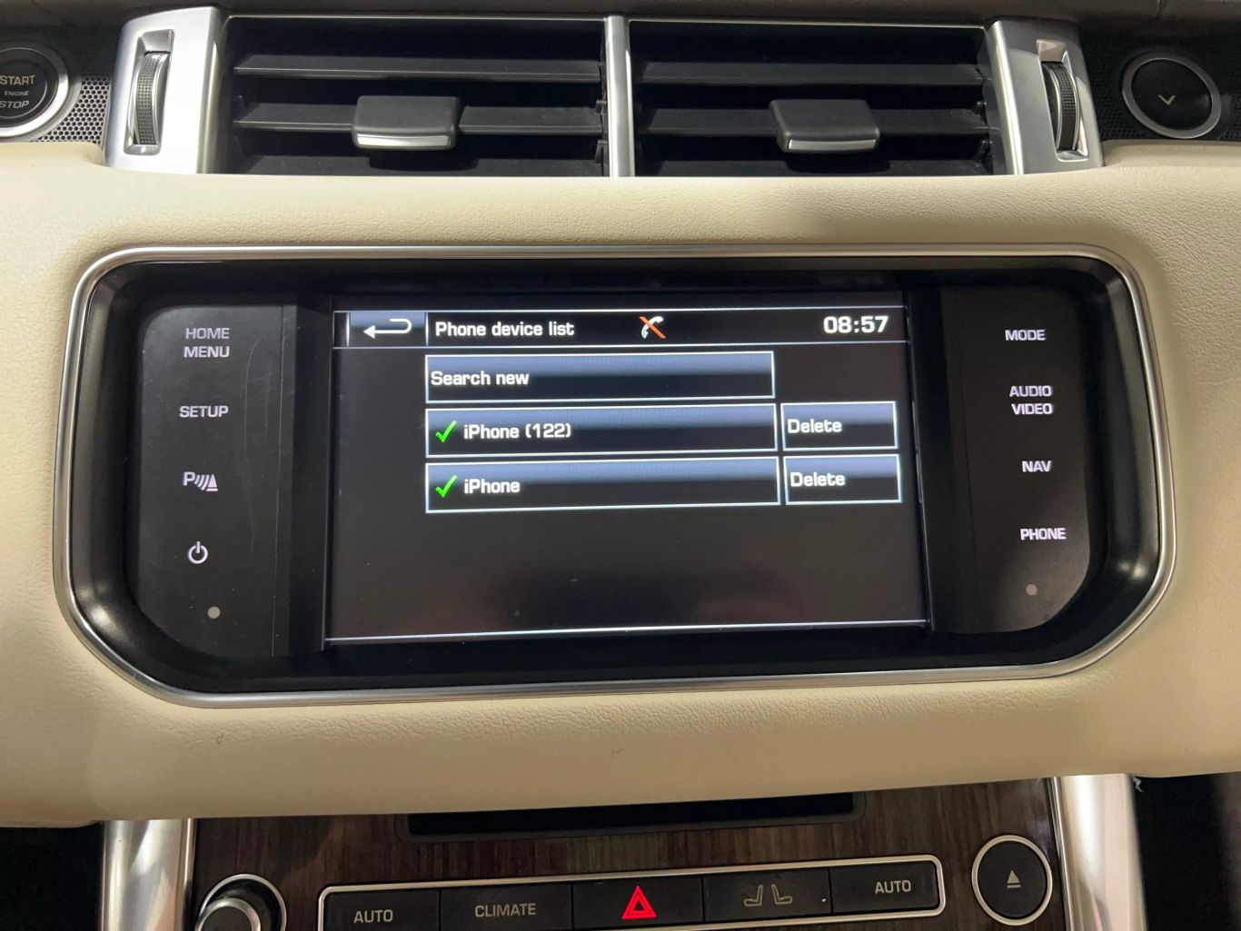 2015 LAND ROVER RANGE ROVER SPORT SUV V6, SUPERCHARGED, 3.0L HSE SPORT UTILITY 4D