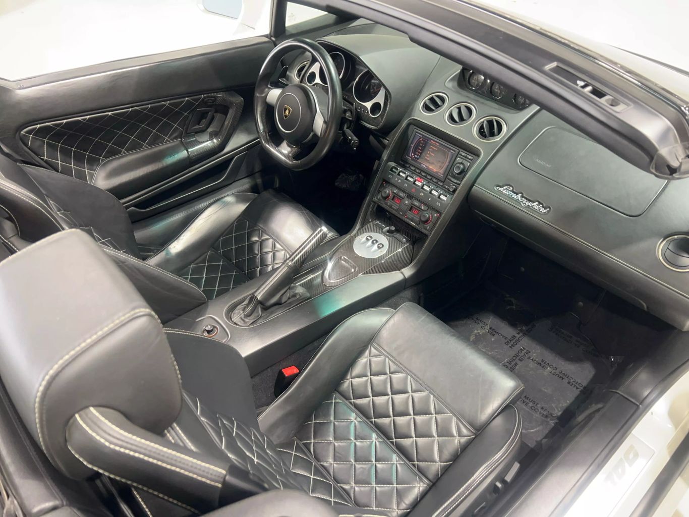 2008 LAMBORGHINI GALLARDO CONVERTIBLE V10, 5.0 LITER SPYDER ROADSTER 2D