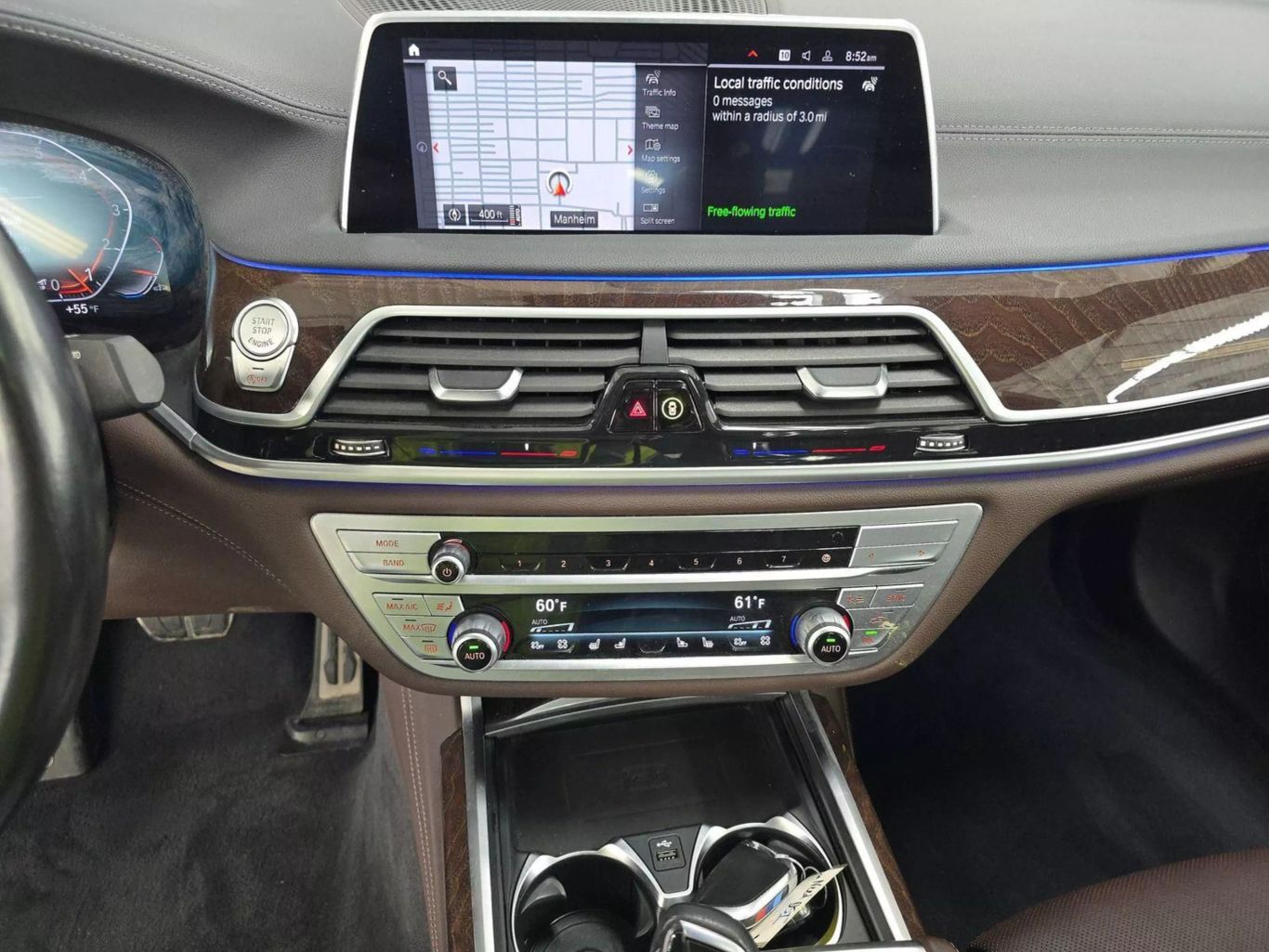 2022 BMW 7 SERIES SEDAN V8, TWIN TURBO, 4.4 LITER 750I XDRIVE SEDAN 4D