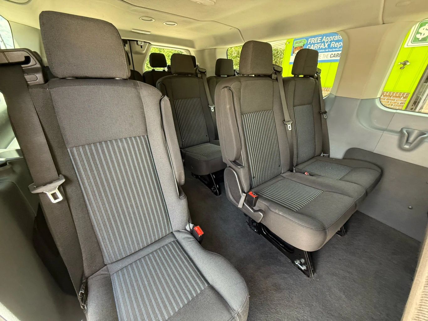 2018 FORD TRANSIT 350 WAGON PASSENGER V6, ECOBOOST, TT, 3.5L XLT W/LOW ROOF W/SLIDING SIDE DOOR VAN 3D
