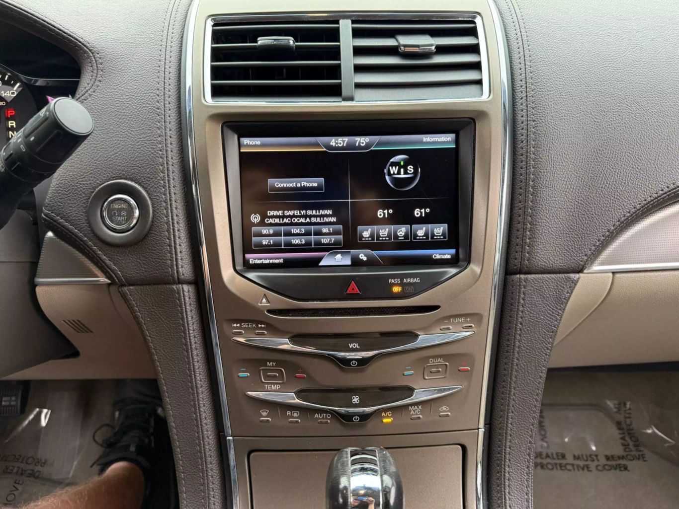 2013 LINCOLN MKX SUV V6, 3.7 LITER SPORT UTILITY 4D