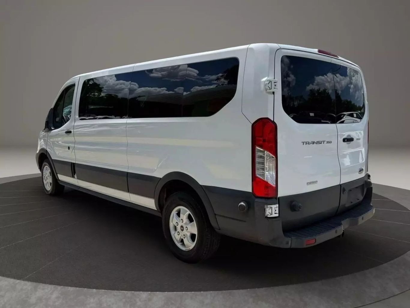2018 FORD TRANSIT 350 WAGON PASSENGER V6, ECOBOOST, TT, 3.5L XLT W/LOW ROOF W/SLIDING SIDE DOOR VAN 3D