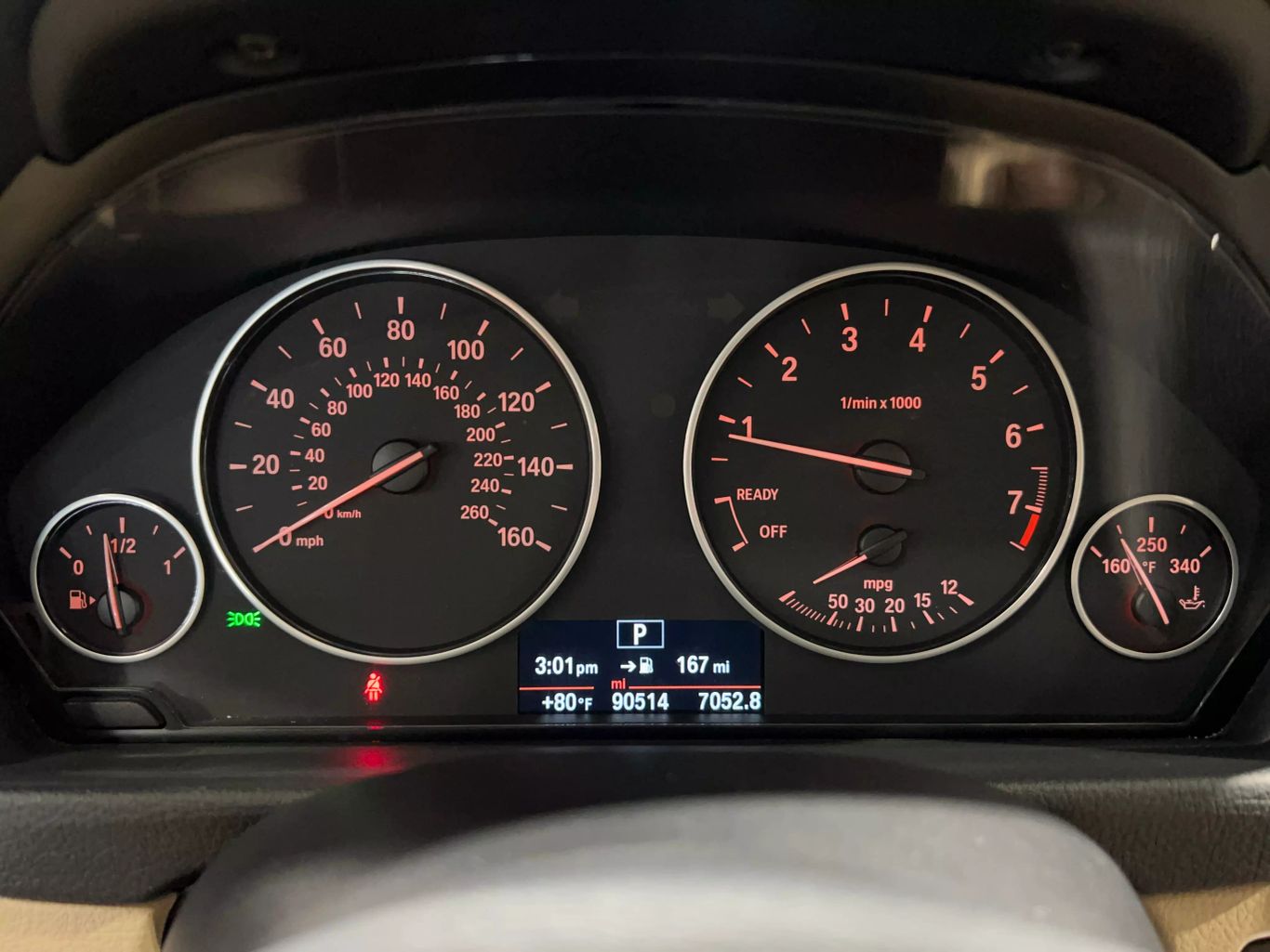 2014 BMW 3 SERIES SEDAN 4-CYL, TURBO, 2.0 LITER 328I SEDAN 4D