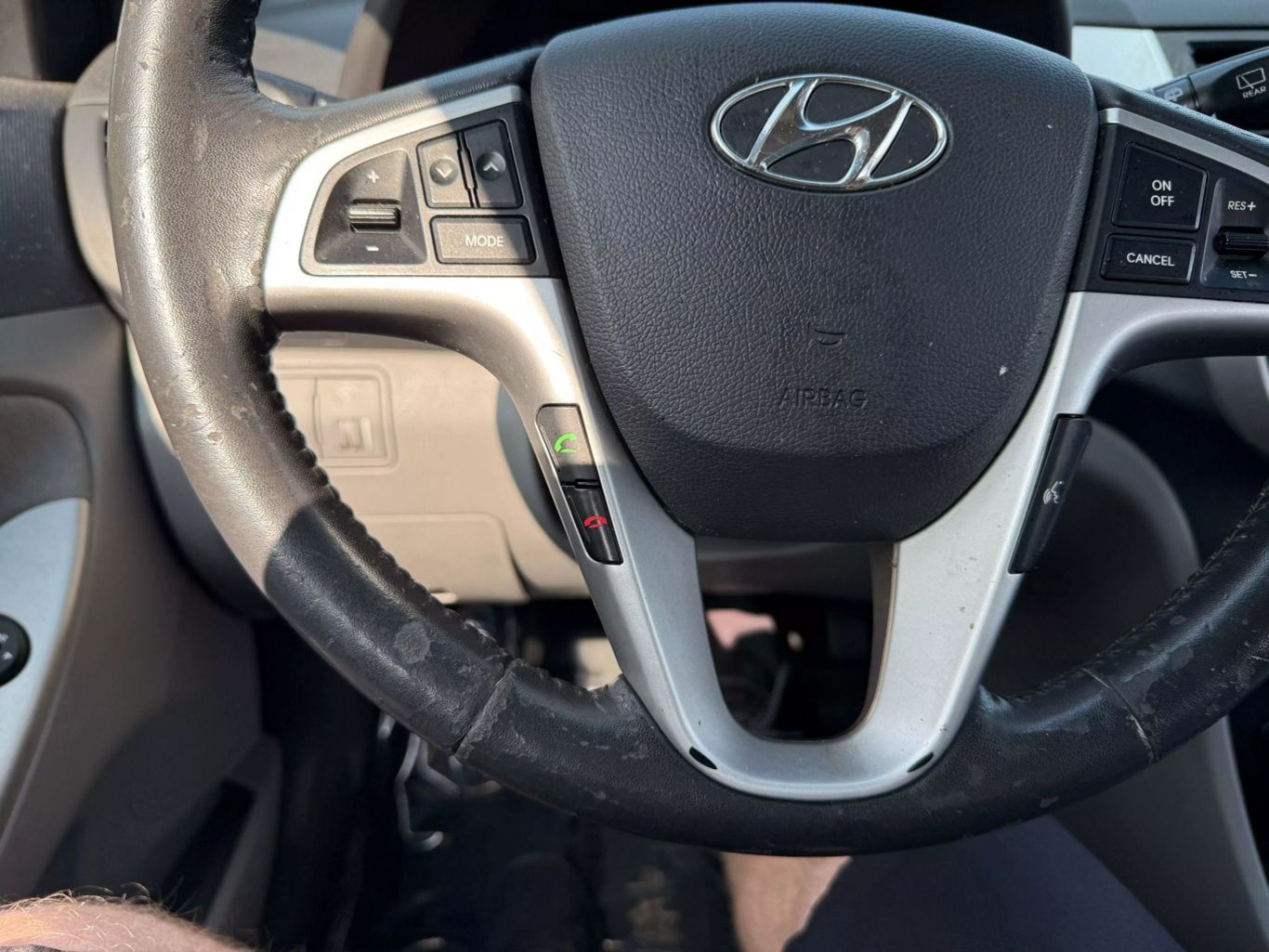 2012 HYUNDAI ACCENT HATCHBACK I4 1.6L GASOLINE HATCHBACK 5D SE 1.6L I4