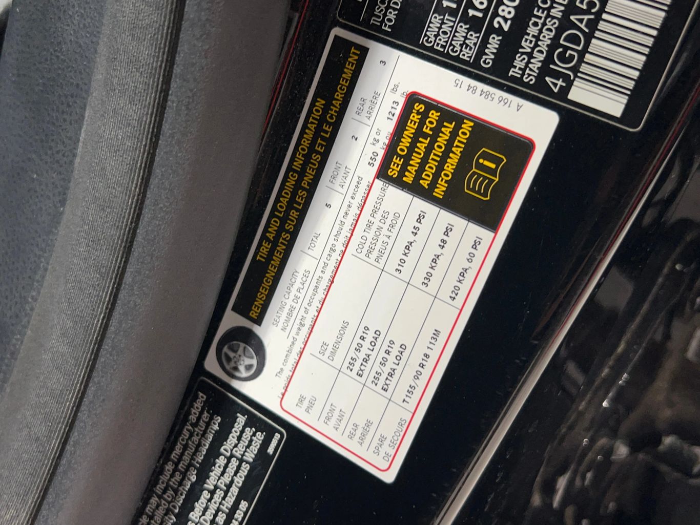 2015 MERCEDES-BENZ M-CLASS SUV V6, 3.5 LITER ML 350 SPORT UTILITY 4D