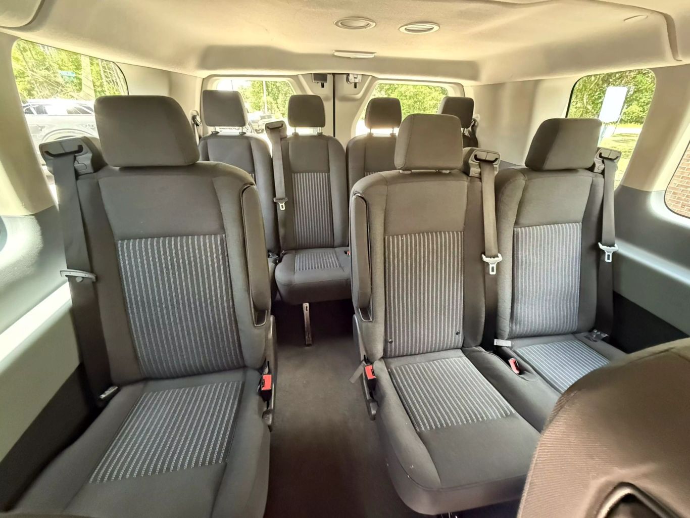 2018 FORD TRANSIT 350 WAGON PASSENGER V6, ECOBOOST, TT, 3.5L XLT W/LOW ROOF W/SLIDING SIDE DOOR VAN 3D