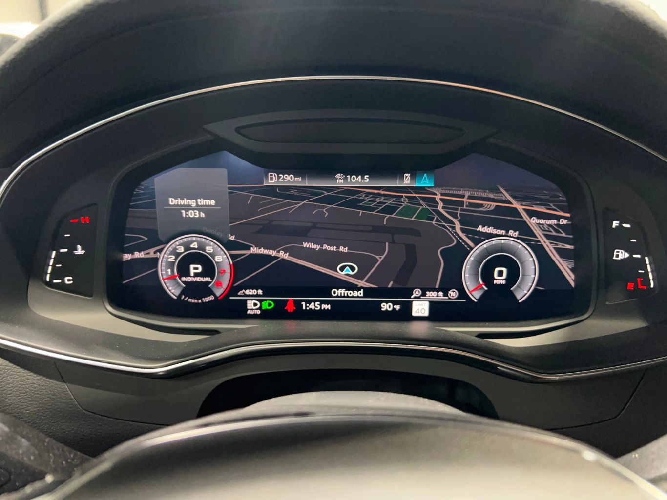 2019 AUDI A7 SEDAN V6, TURBO, 3.0 LITER PREMIUM PLUS SEDAN 4D
