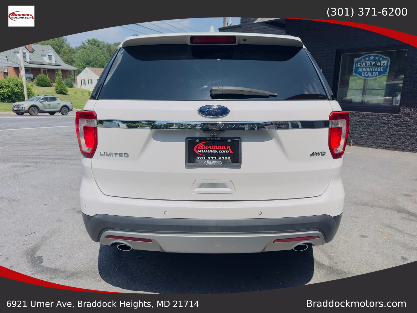 2017 FORD EXPLORER SUV V6, 3.5 LITER LIMITED SPORT UTILITY 4D