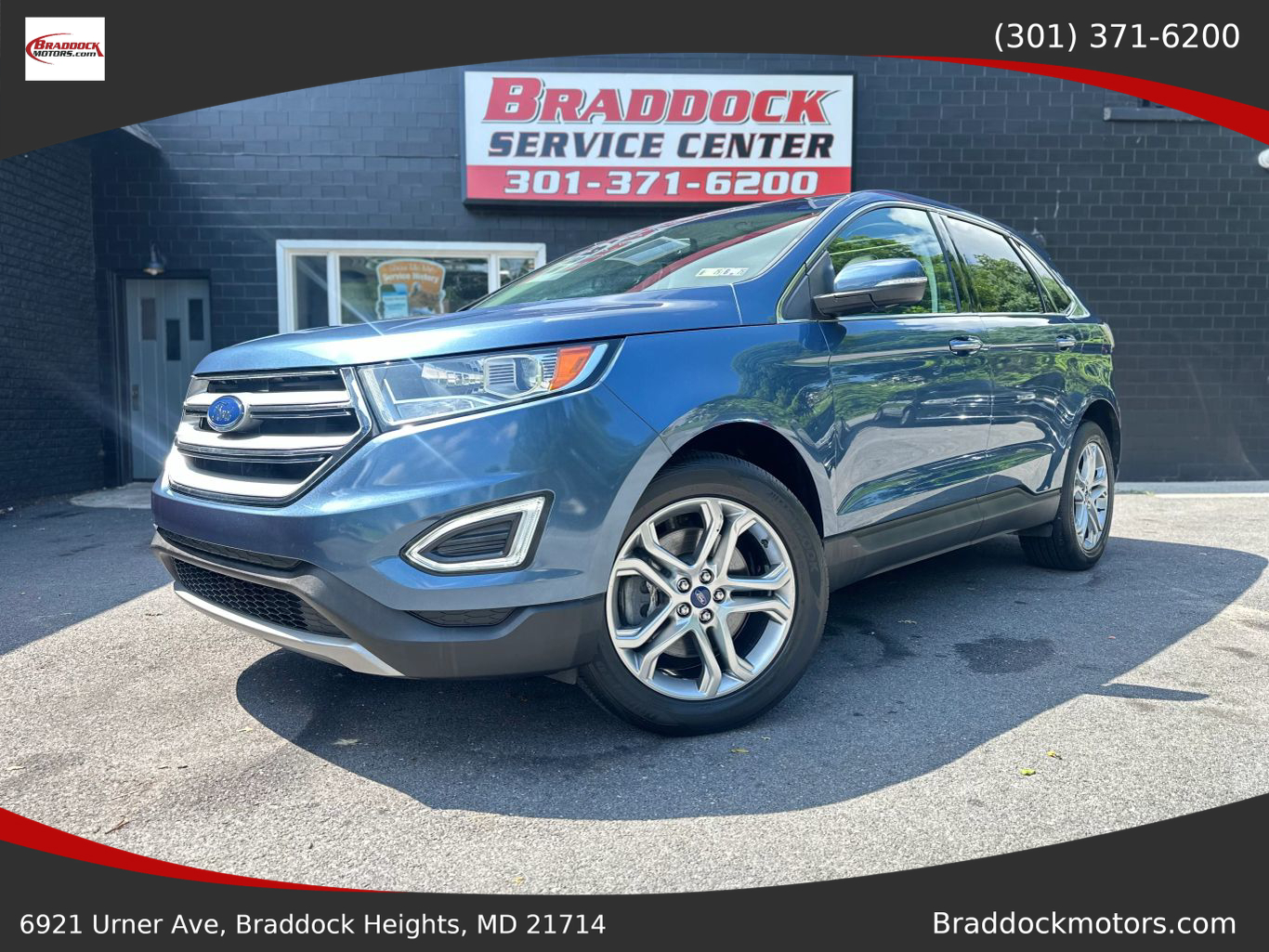 2018 FORD EDGE SUV V6, 3.5 LITER TITANIUM SPORT UTILITY 4D