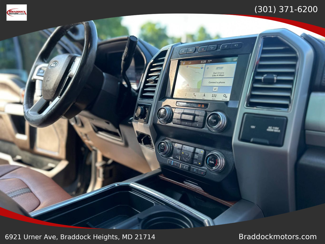 2019 FORD F350 SUPER DUTY CREW CAB PICKUP V8, TURBO DIESEL, 6.7 LITER KING RANCH PICKUP 4D 8 FT