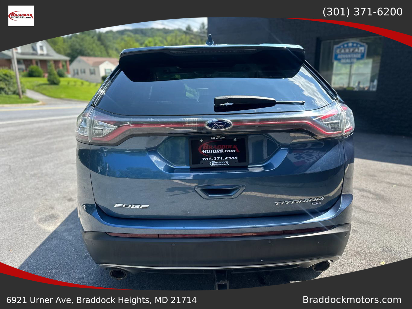 2018 FORD EDGE SUV V6, 3.5 LITER TITANIUM SPORT UTILITY 4D