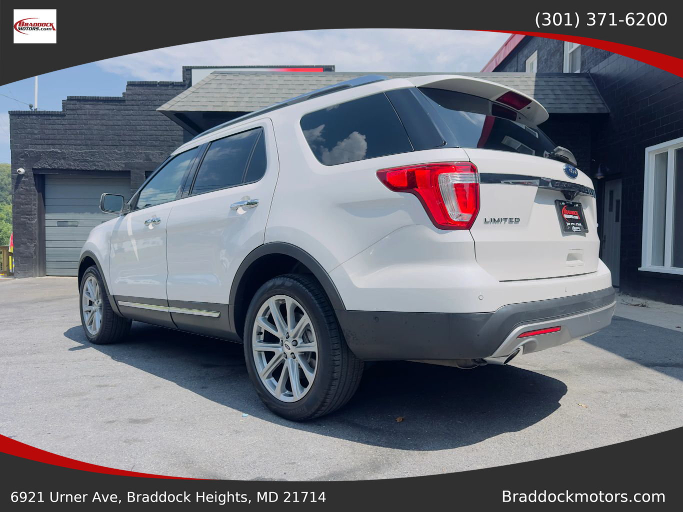 2017 FORD EXPLORER SUV V6, 3.5 LITER LIMITED SPORT UTILITY 4D