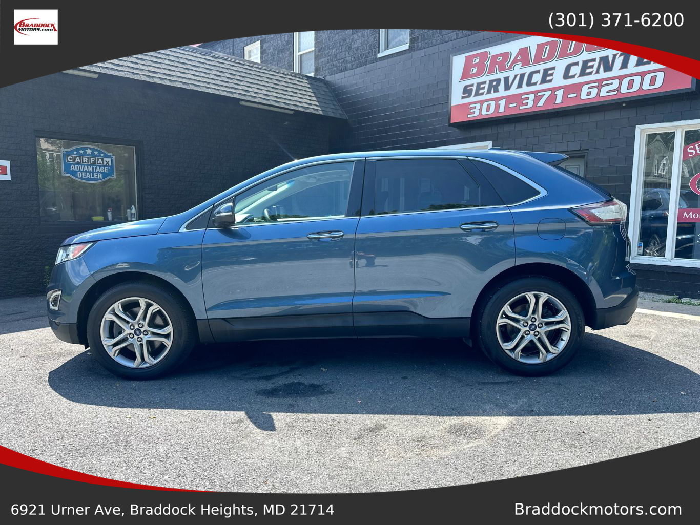 2018 FORD EDGE SUV V6, 3.5 LITER TITANIUM SPORT UTILITY 4D