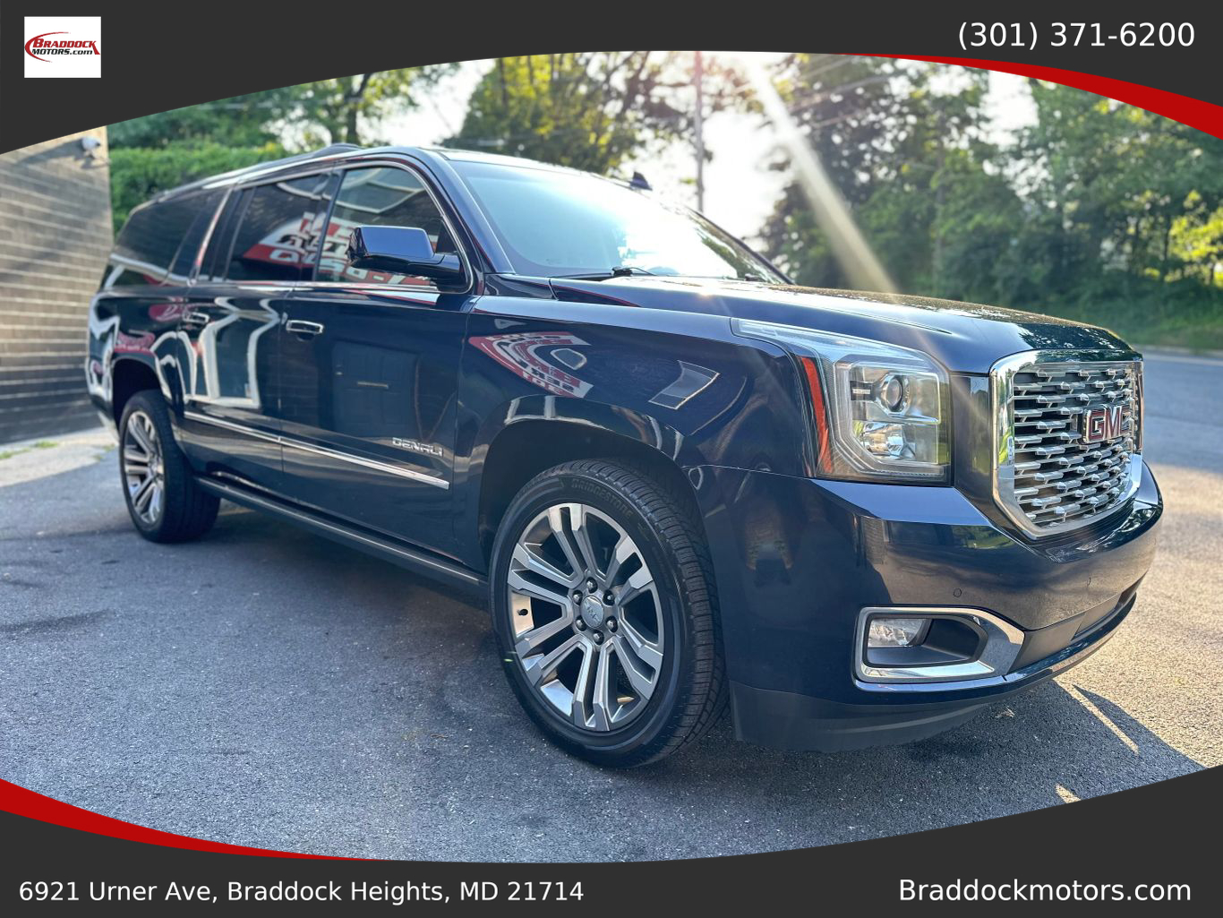 2018 GMC YUKON XL SUV V8, ECOTEC3, 6.2 LITER DENALI SPORT UTILITY 4D