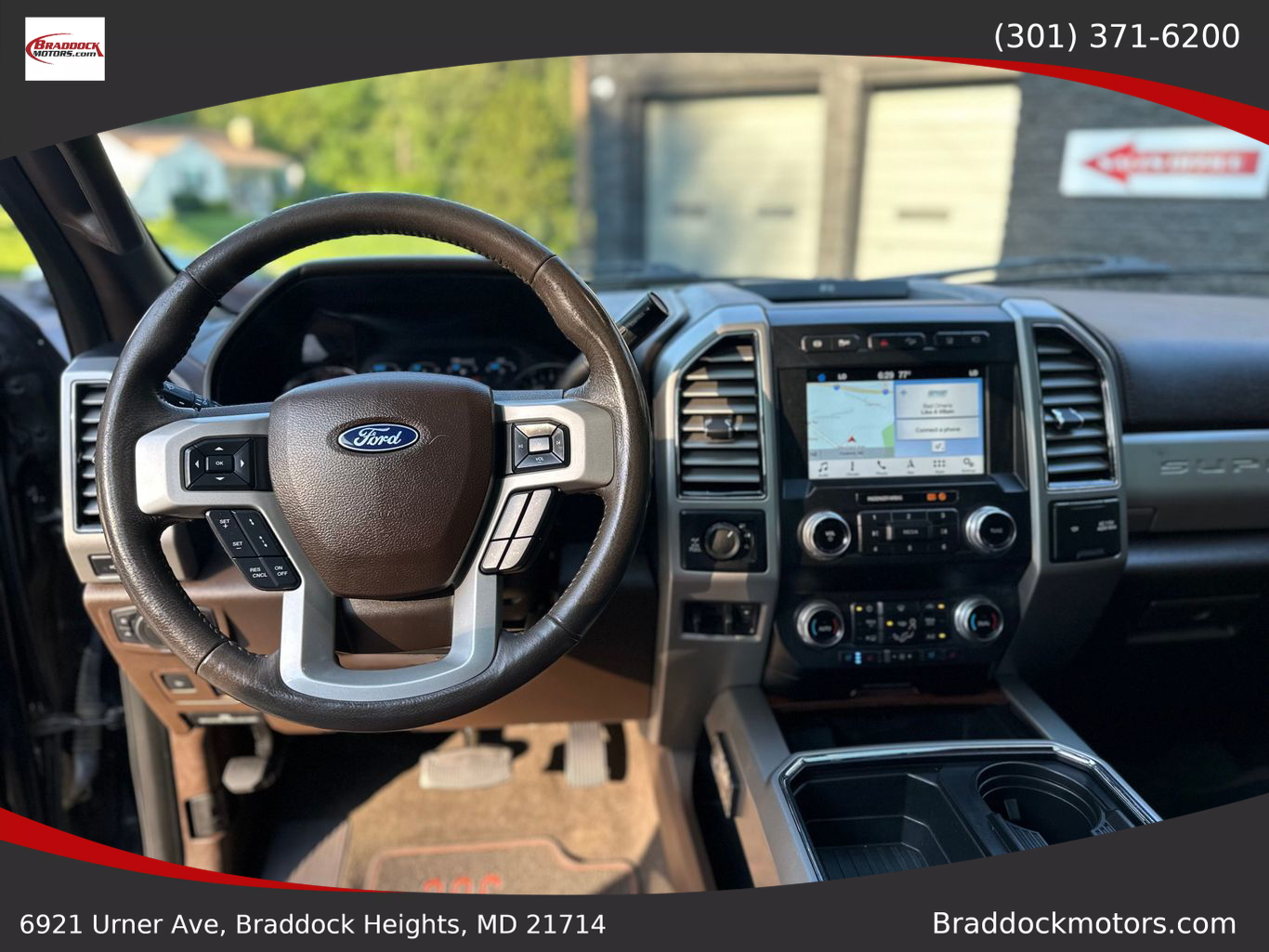 2019 FORD F350 SUPER DUTY CREW CAB PICKUP V8, TURBO DIESEL, 6.7 LITER KING RANCH PICKUP 4D 8 FT