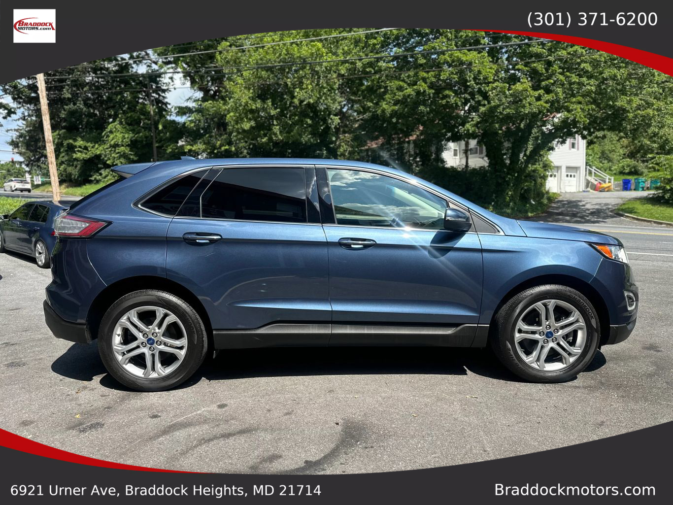 2018 FORD EDGE SUV V6, 3.5 LITER TITANIUM SPORT UTILITY 4D