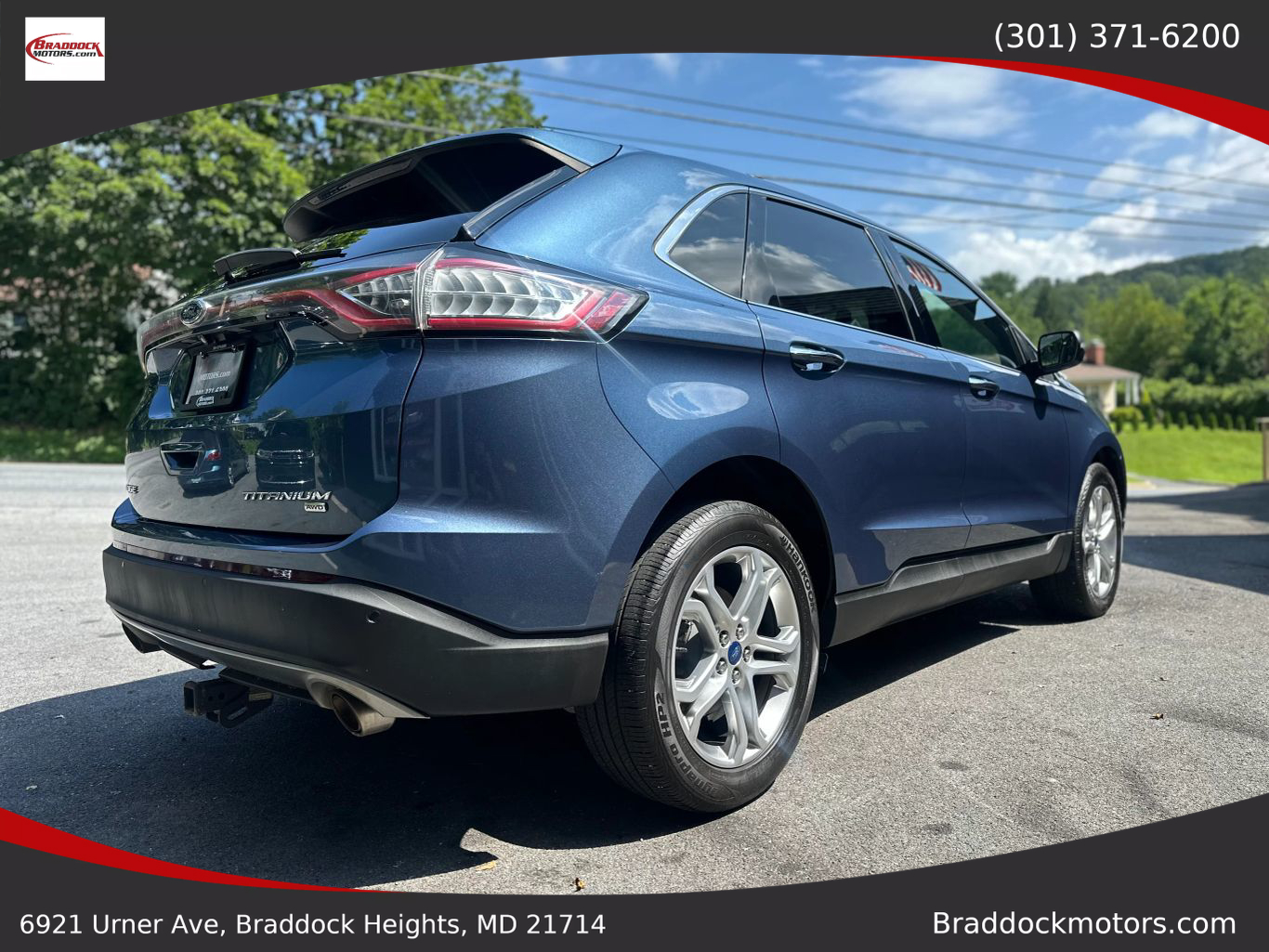 2018 FORD EDGE SUV V6, 3.5 LITER TITANIUM SPORT UTILITY 4D
