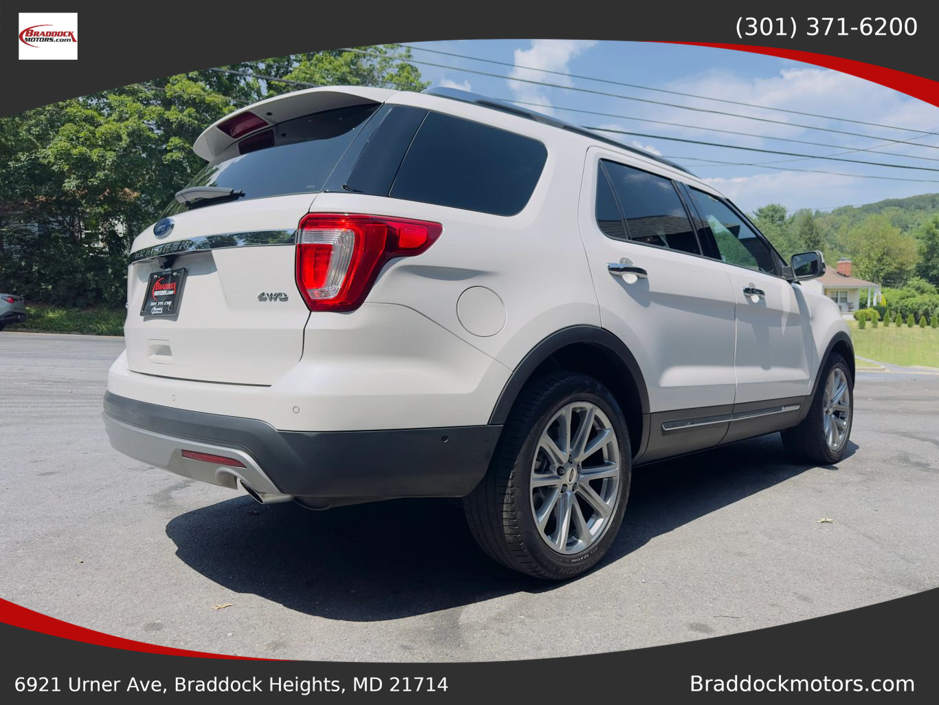 2017 FORD EXPLORER SUV V6, 3.5 LITER LIMITED SPORT UTILITY 4D