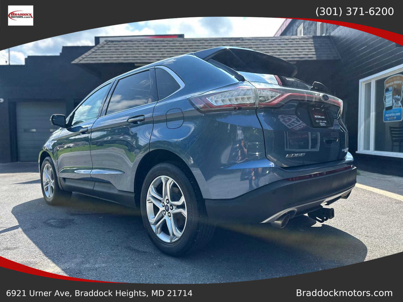 2018 FORD EDGE SUV V6, 3.5 LITER TITANIUM SPORT UTILITY 4D