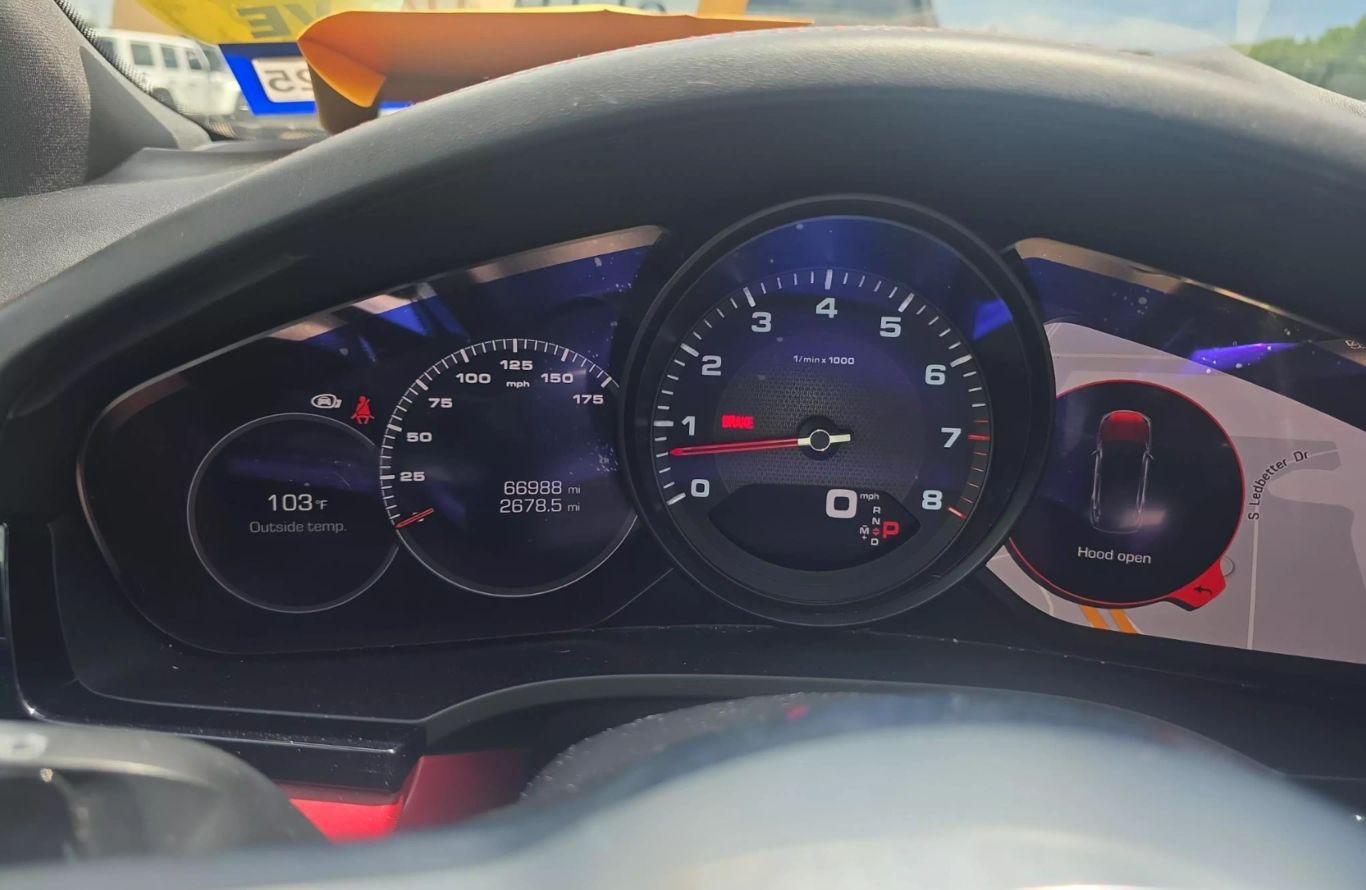 2019 PORSCHE CAYENNE SUV V6, TURBO, 3.0 LITER SPORT UTILITY 4D