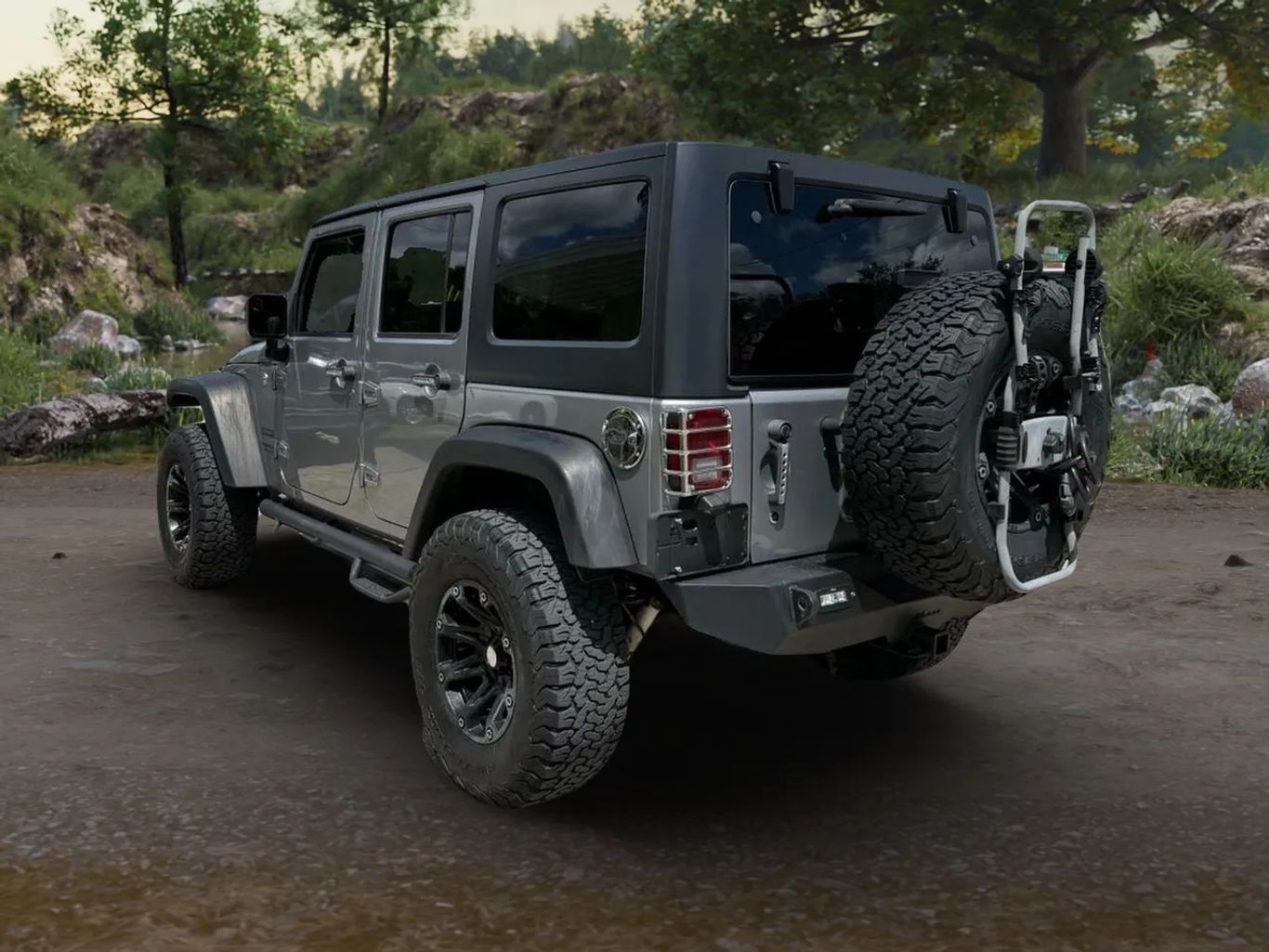2017 JEEP WRANGLER UNLIMITED SUV V6, 3.6 LITER SPORT SUV 4D
