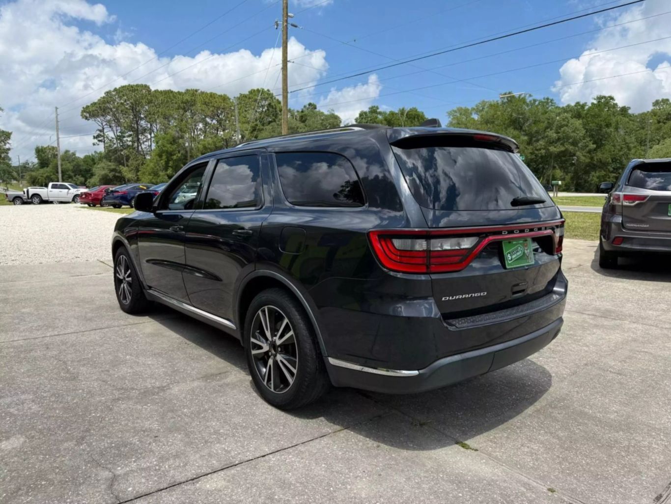 2015 DODGE DURANGO SUV V6, FLEX FUEL, 3.6 LITER SXT PLUS SPORT UTILITY 4D